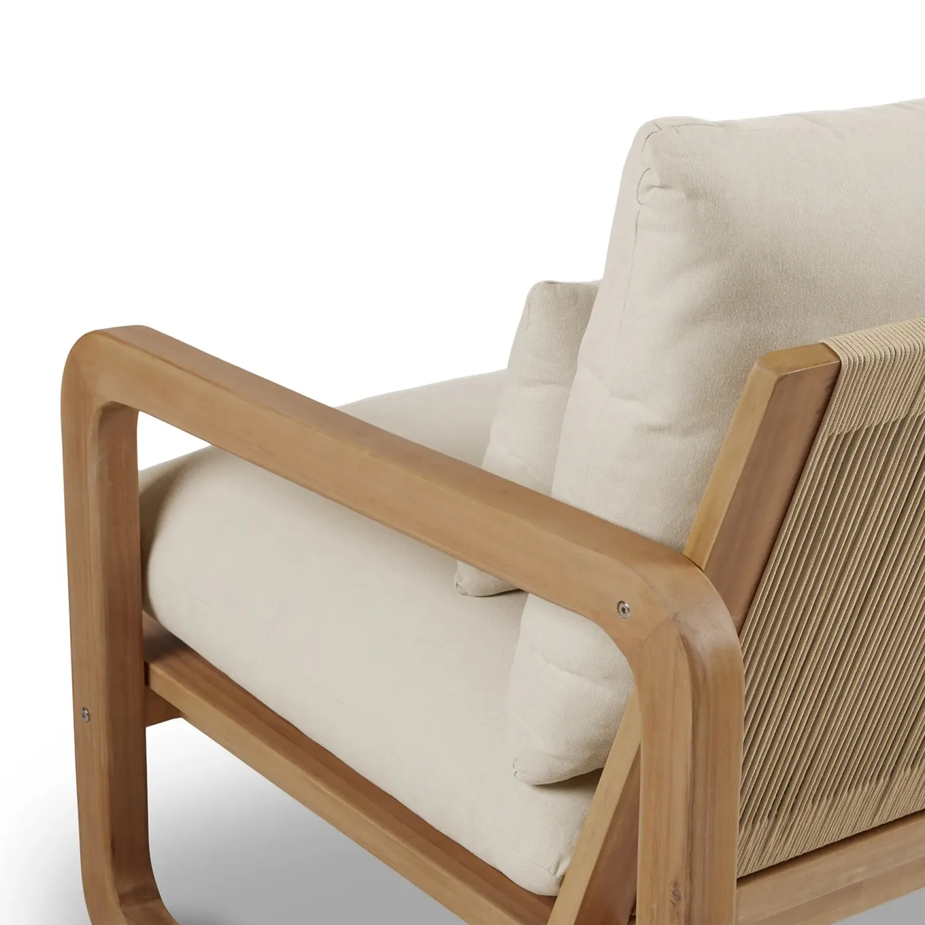Laholm 70" Outdoor Loveseat - Dravite Ivory