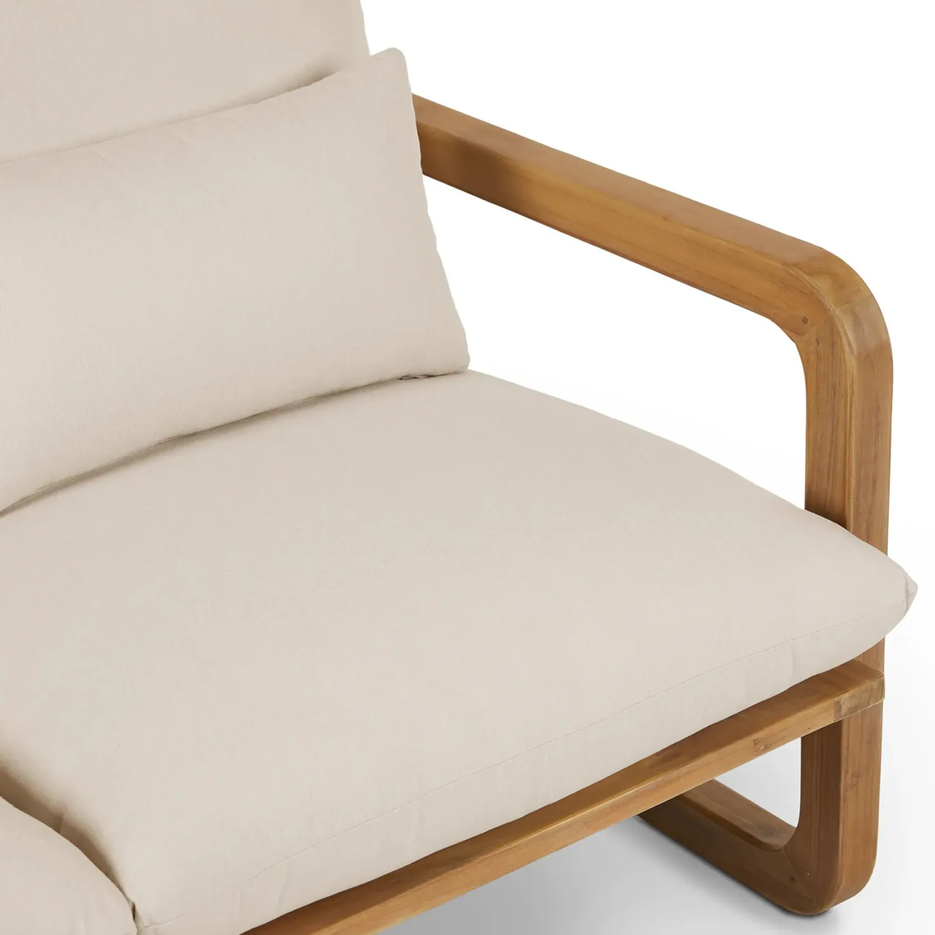 Laholm 70" Outdoor Loveseat - Dravite Ivory