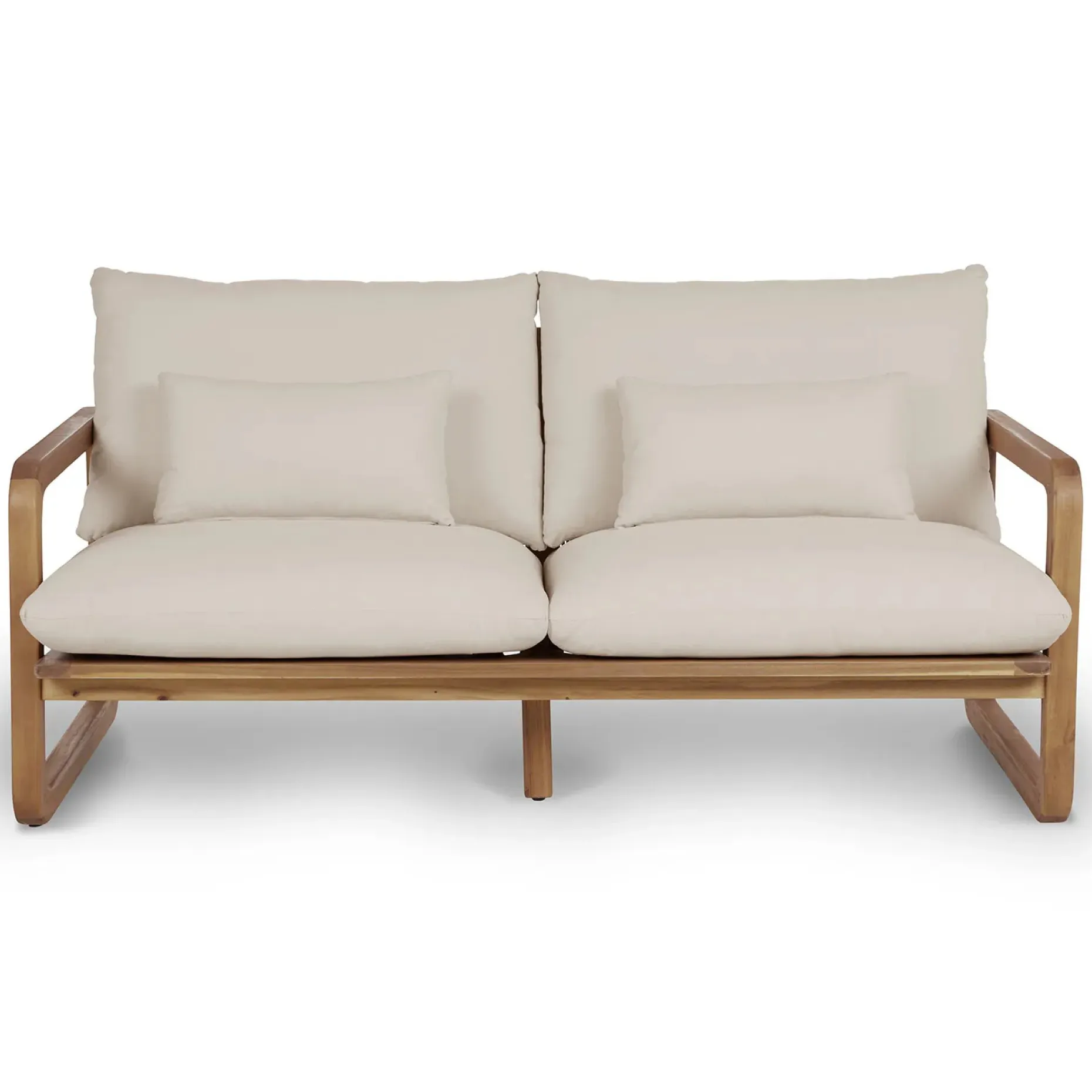 Laholm 70" Outdoor Loveseat - Dravite Ivory