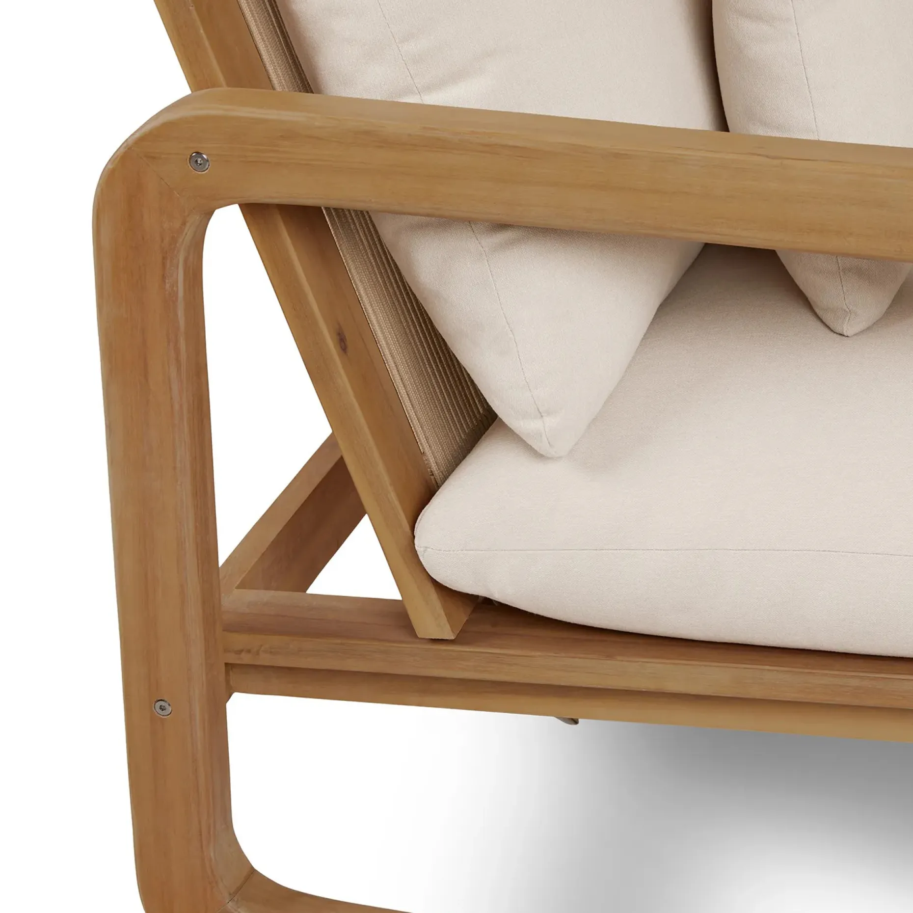 Laholm 70" Outdoor Loveseat - Dravite Ivory