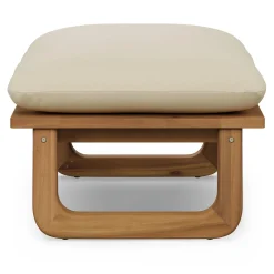 Laholm 29" Outdoor Ottoman - Dravite Ivory