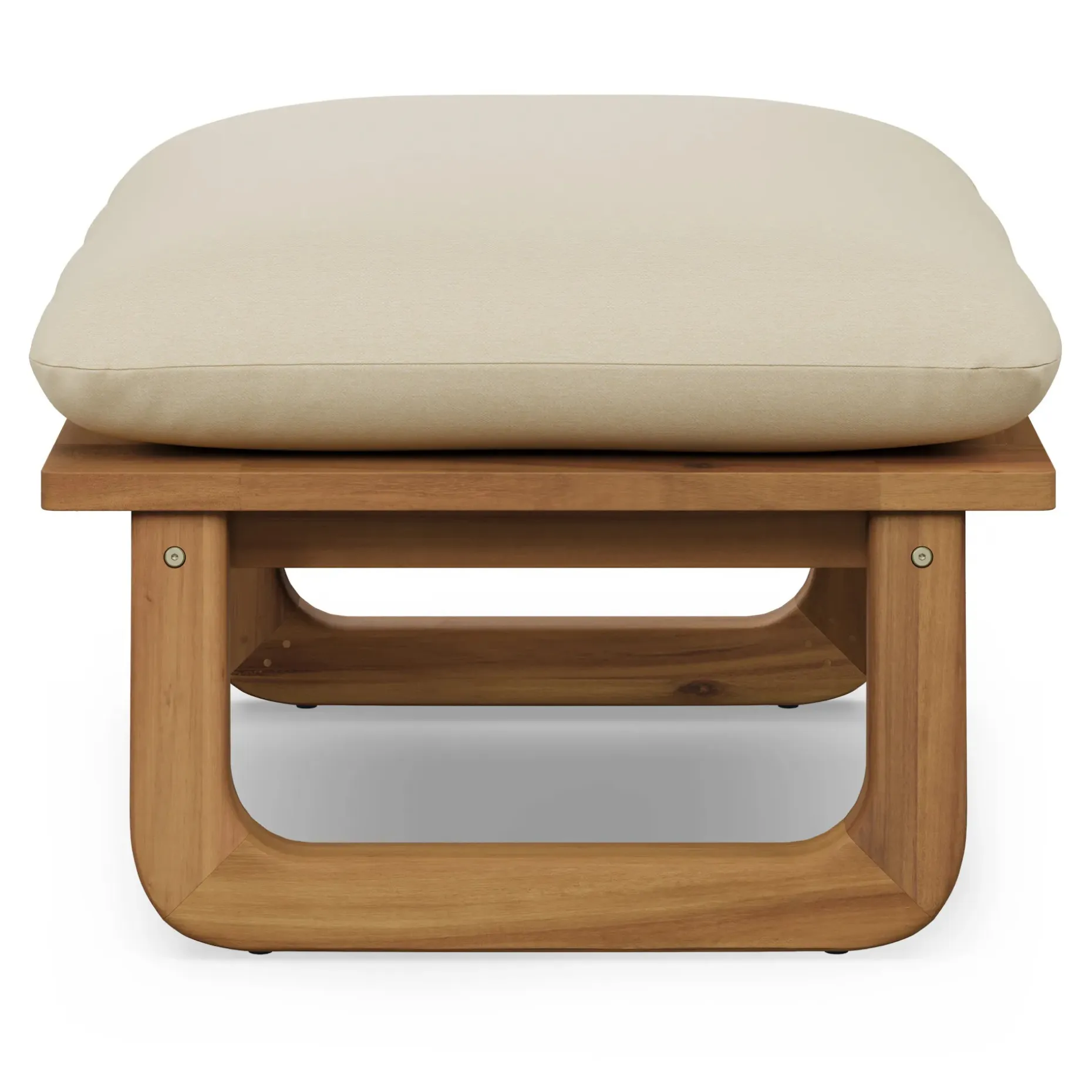 Laholm 29" Outdoor Ottoman - Dravite Ivory