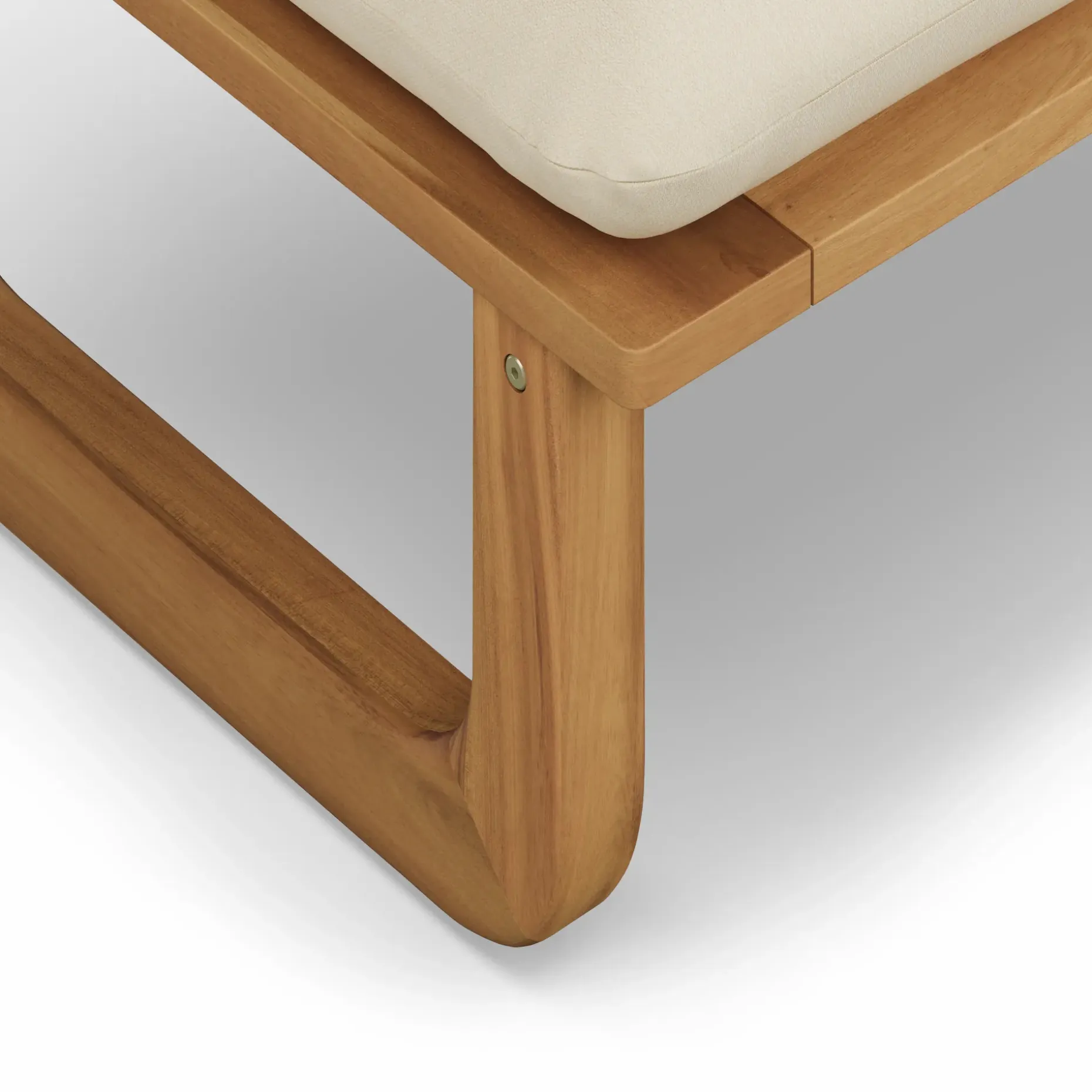 Laholm 29" Outdoor Ottoman - Dravite Ivory
