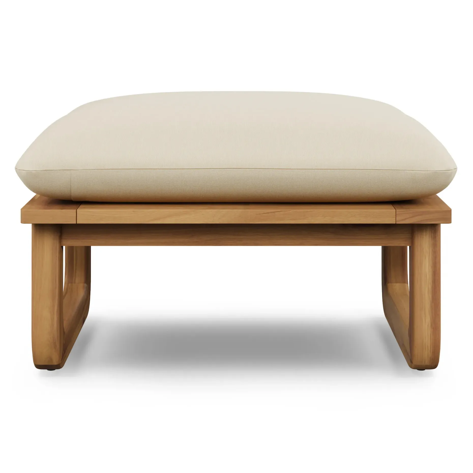 Laholm 29" Outdoor Ottoman - Dravite Ivory