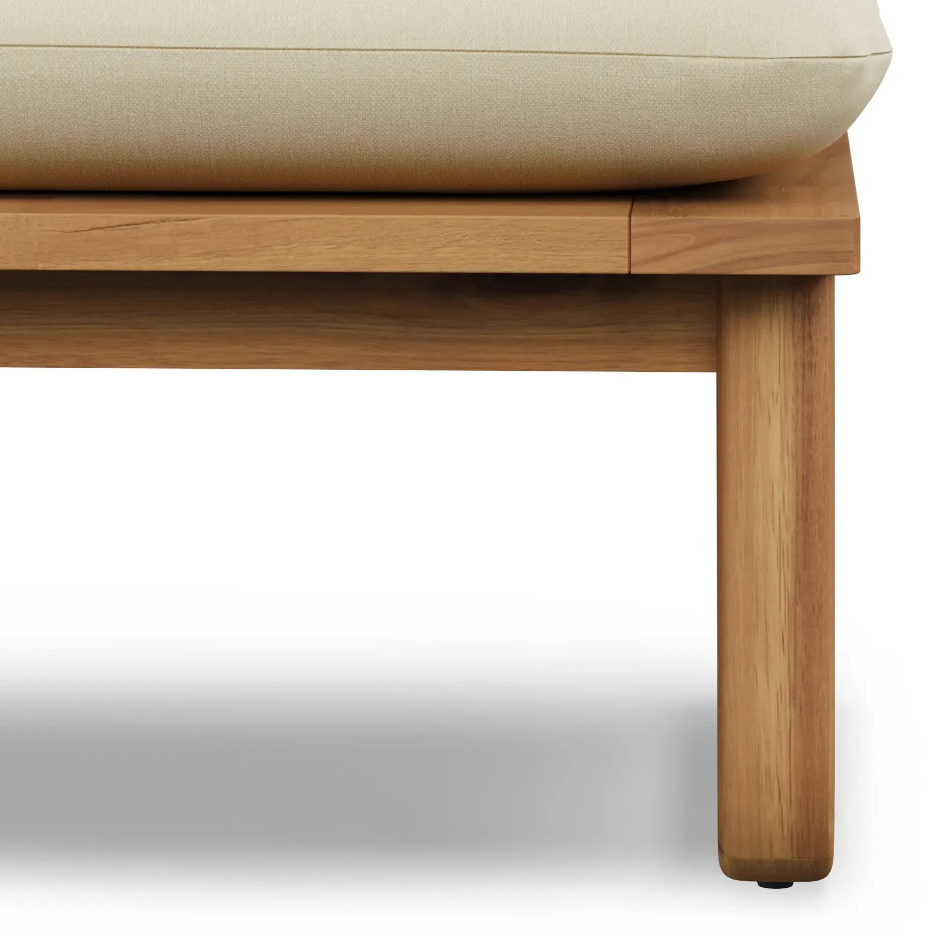 Laholm 29" Outdoor Ottoman - Dravite Ivory