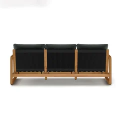 Laholm 88" Outdoor Sofa - Dravite Black