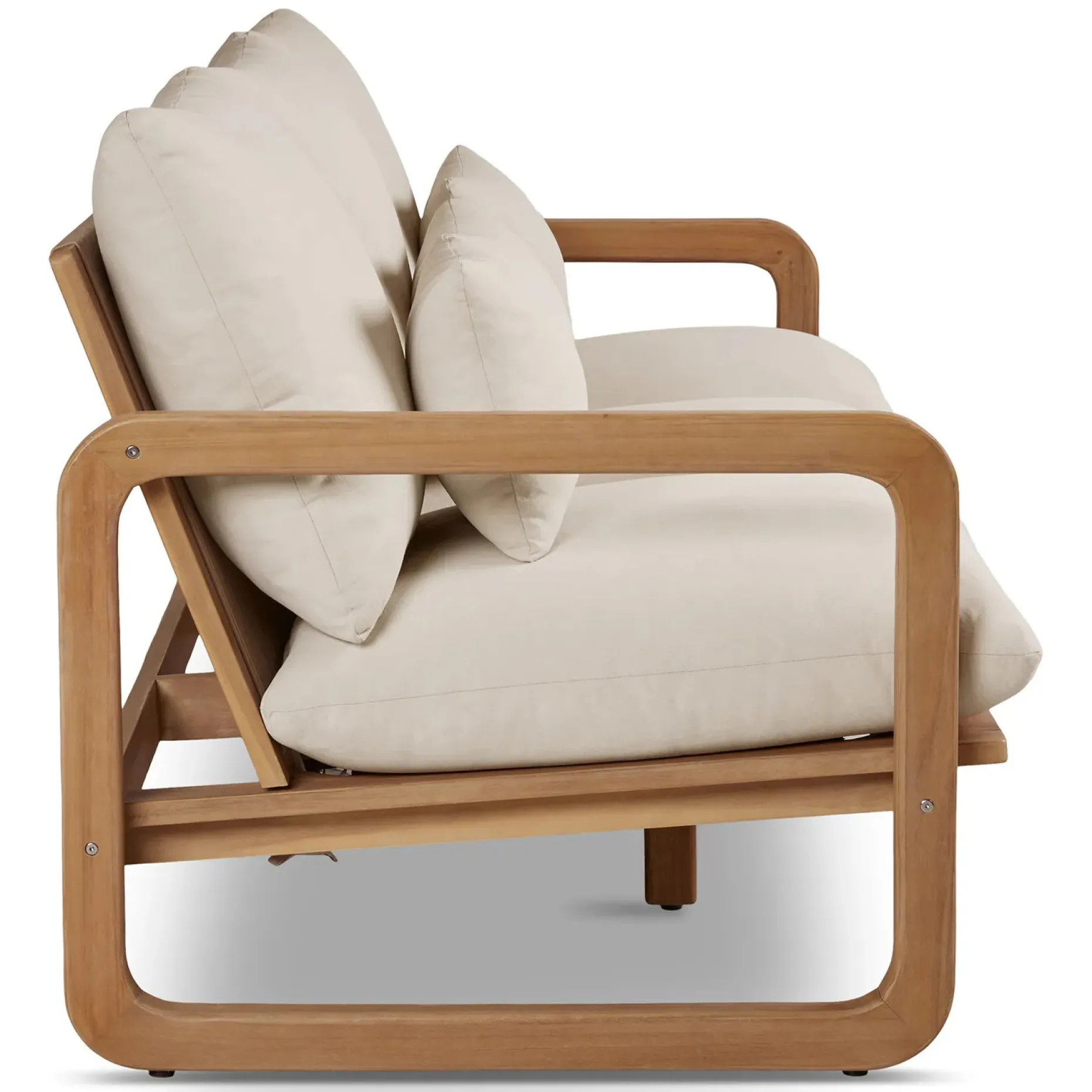 Laholm 88" Outdoor Sofa - Dravite Ivory