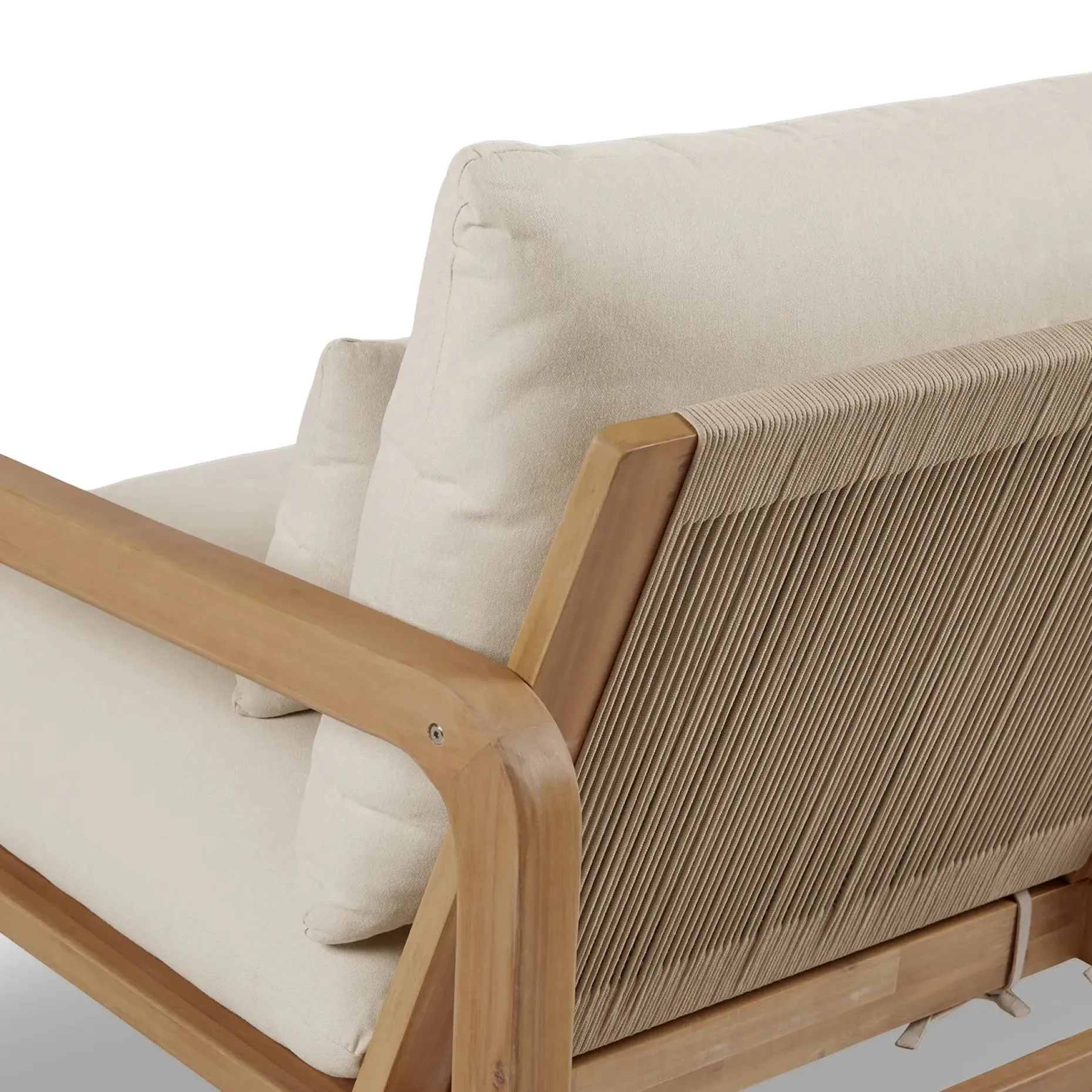 Laholm 88" Outdoor Sofa - Dravite Ivory