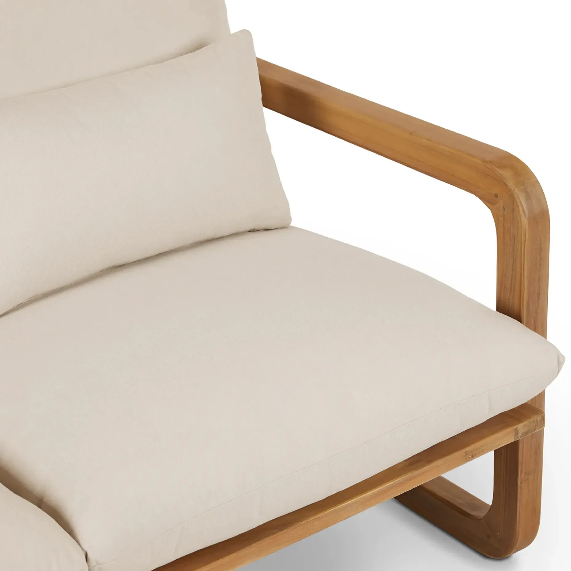 Laholm 88" Outdoor Sofa - Dravite Ivory