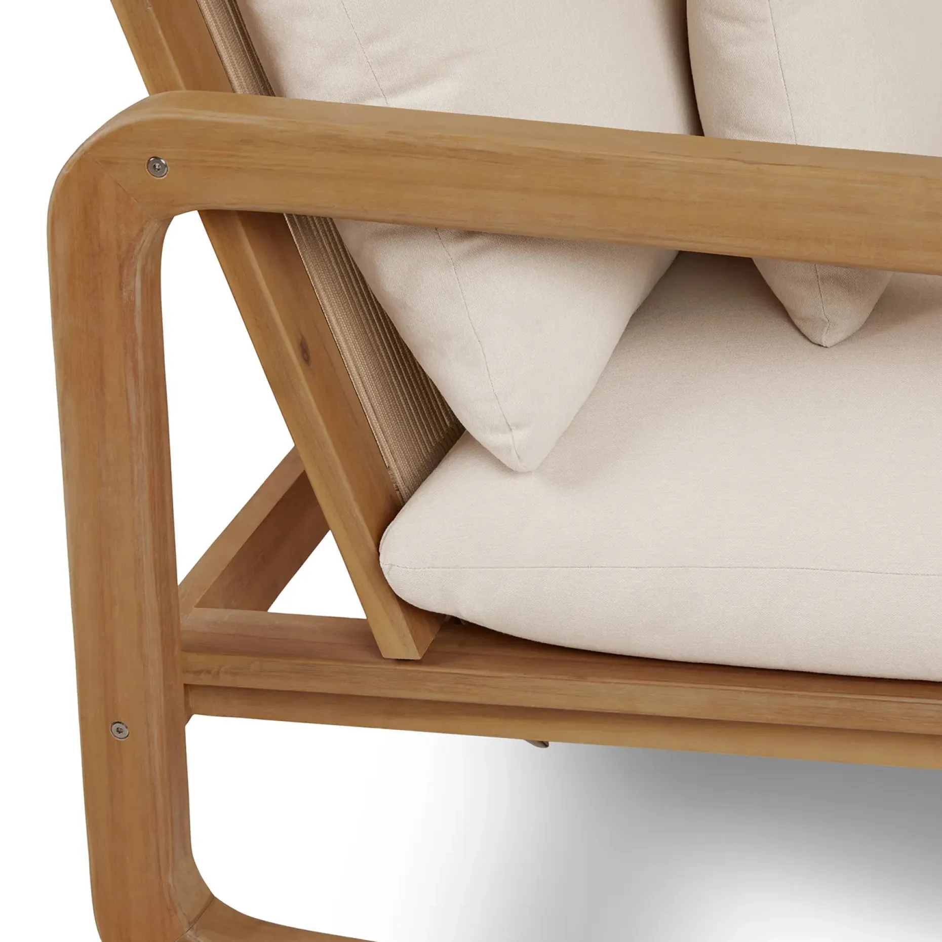 Laholm 88" Outdoor Sofa - Dravite Ivory
