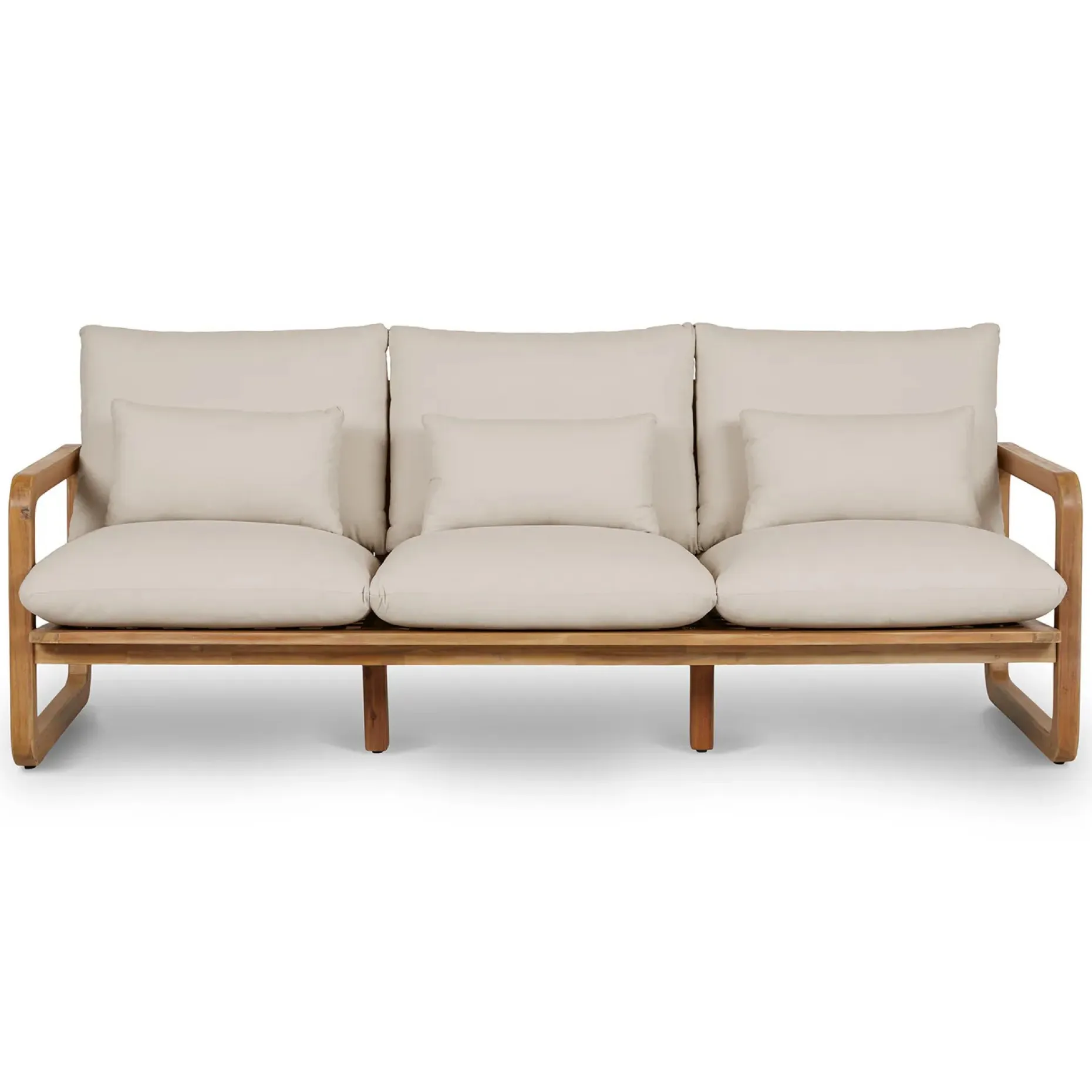 Laholm 88" Outdoor Sofa - Dravite Ivory