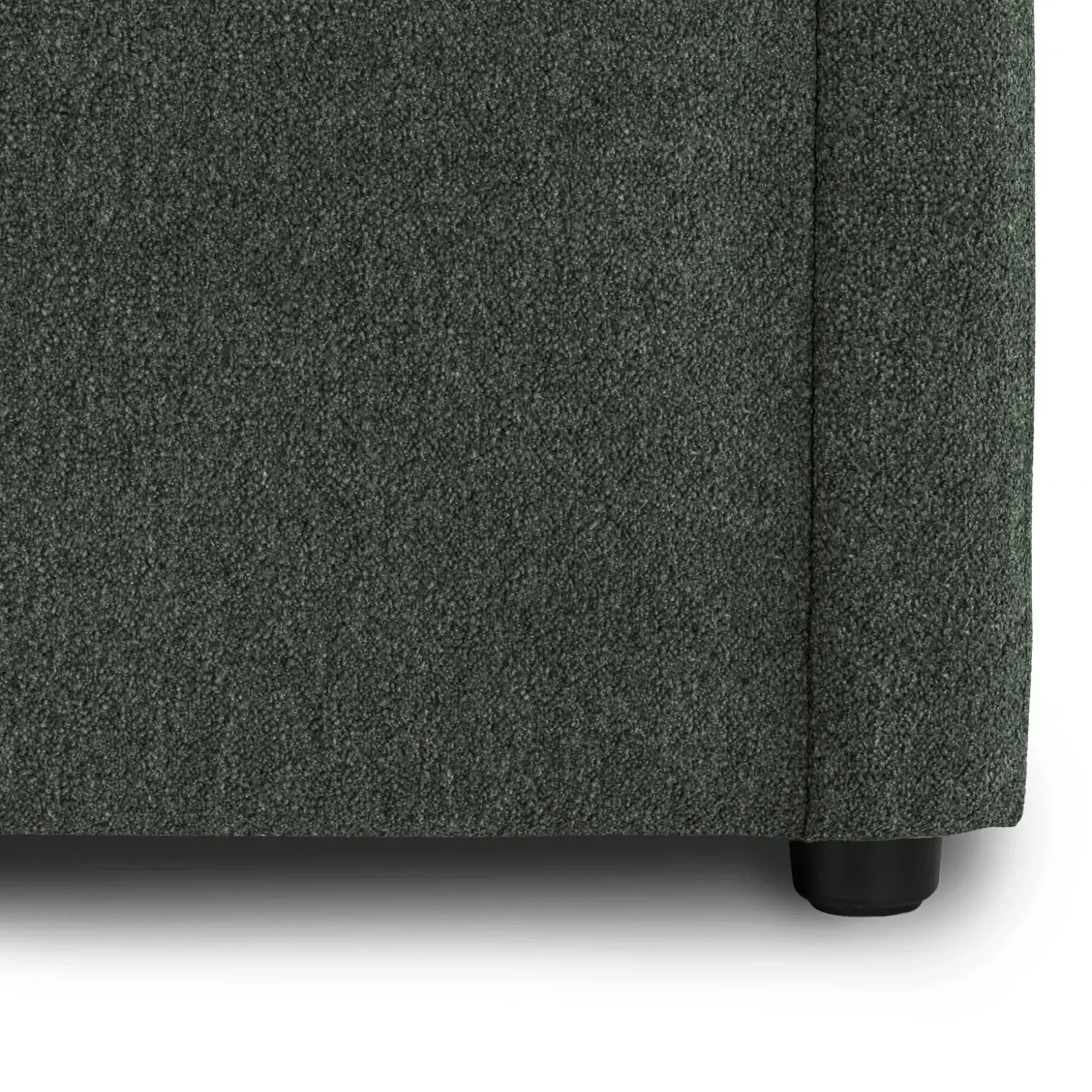 Landry 91" Corner Sectional - Green Wool Bouclé