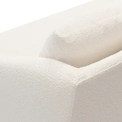 Landry 91" Corner Sectional - Ivory Wool Bouclé
