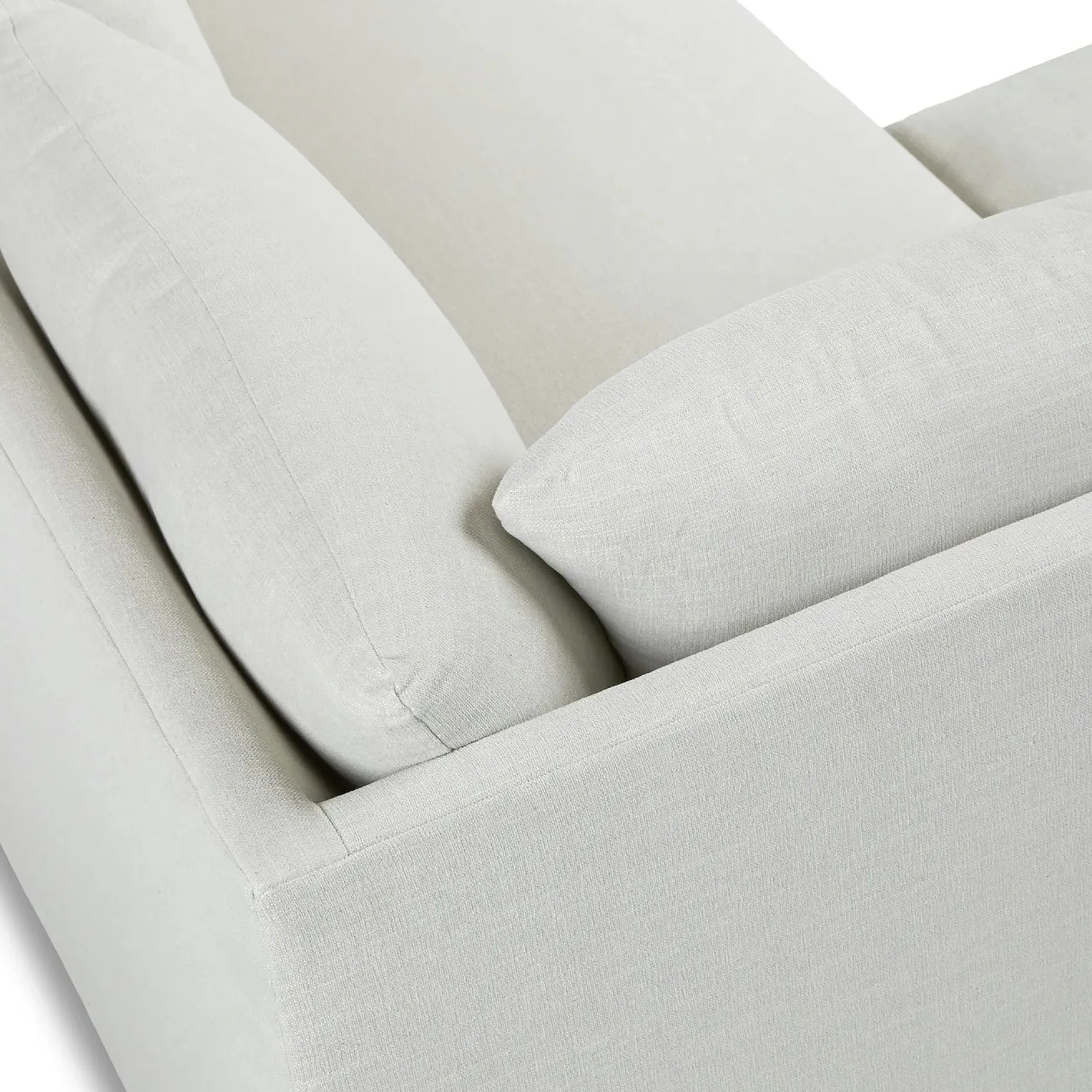 Landry 91" Corner Sectional - Napa Dove