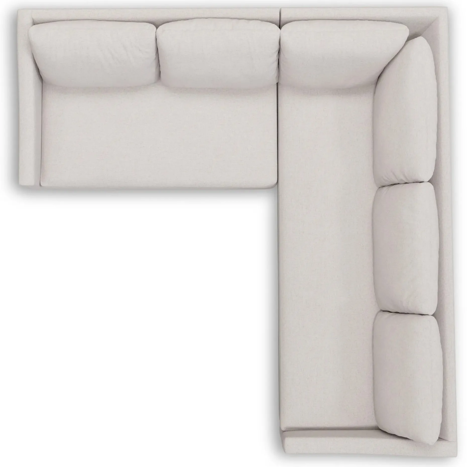 Landry 91" Corner Sectional - Napa White