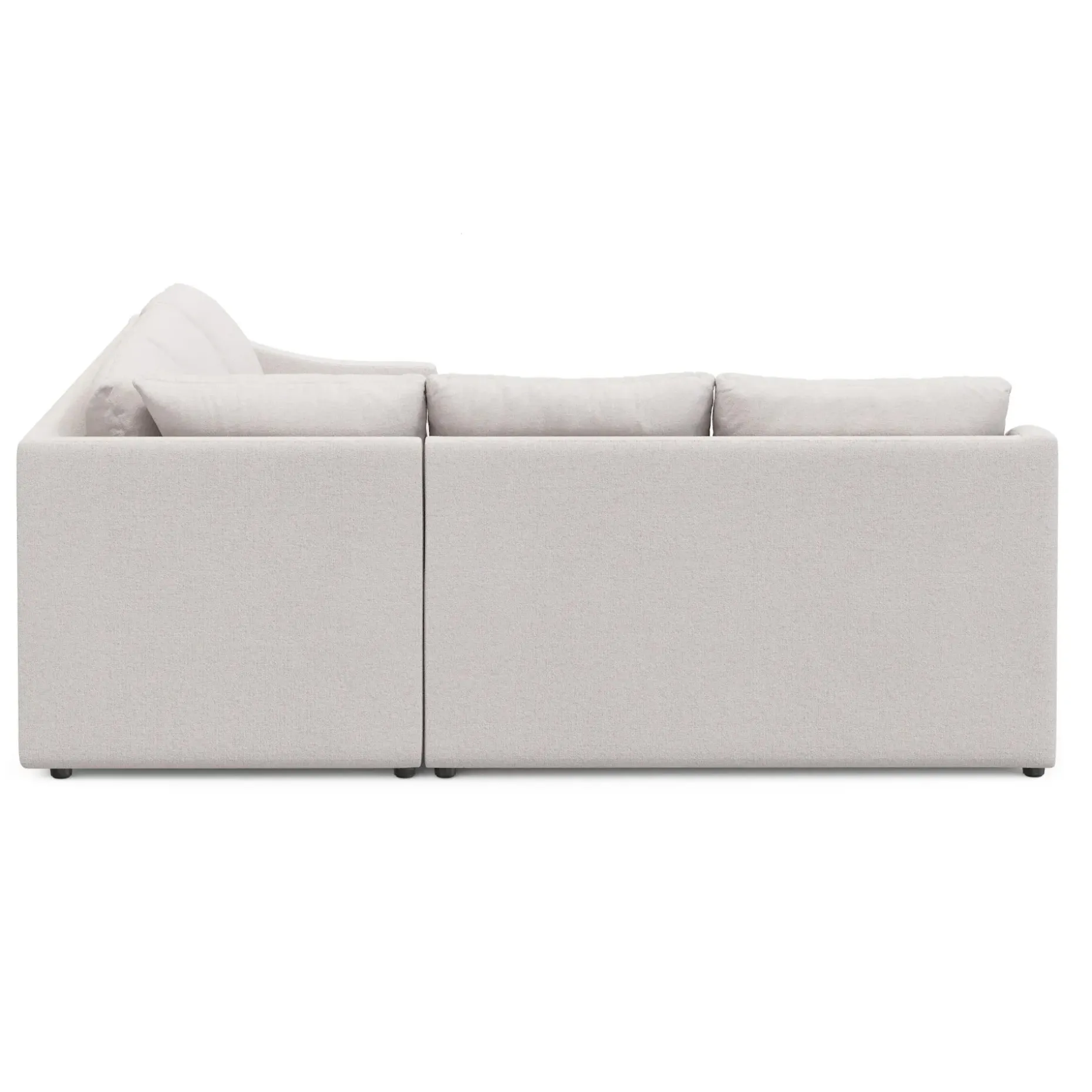 Landry 91" Corner Sectional - Napa White