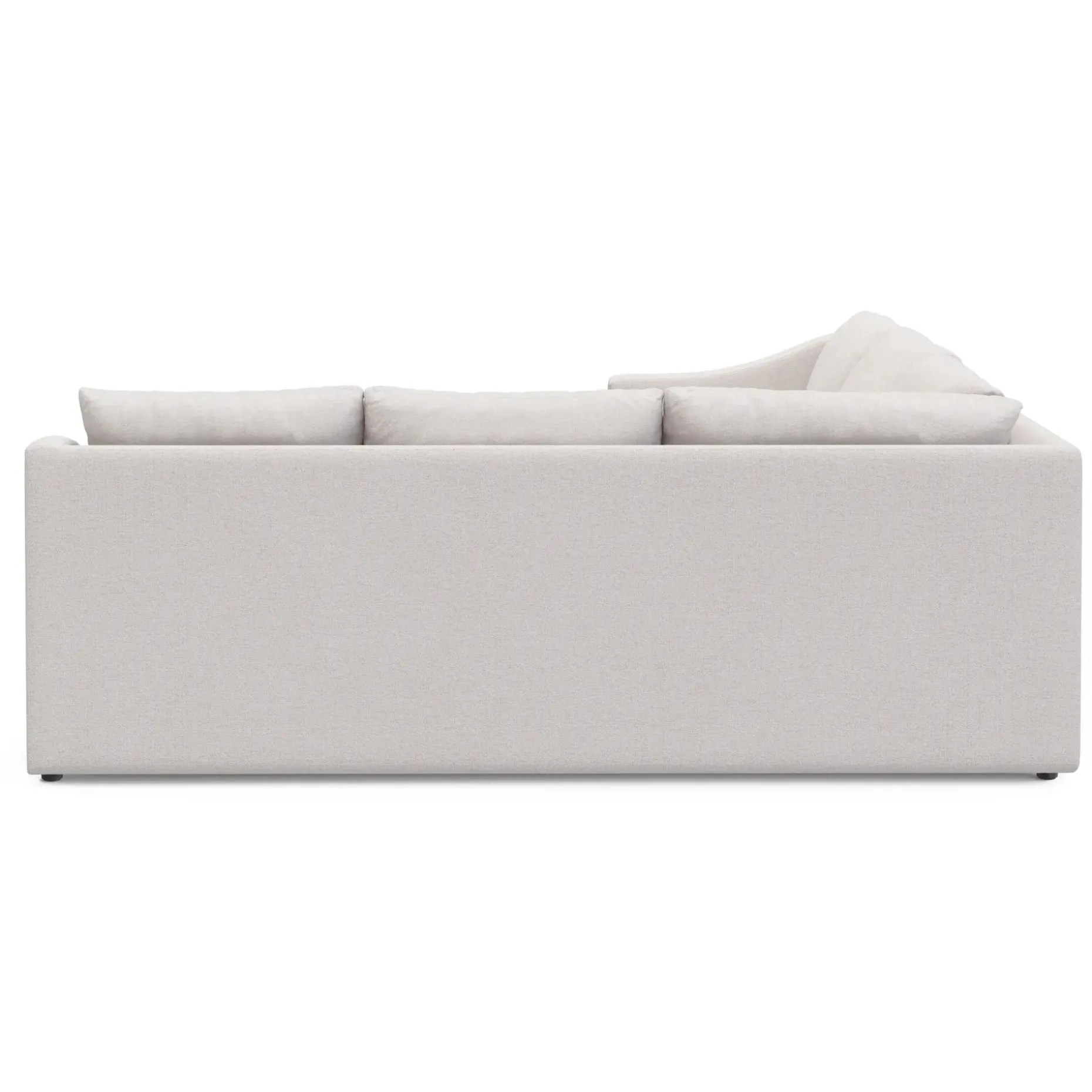 Landry 91" Corner Sectional - Napa White