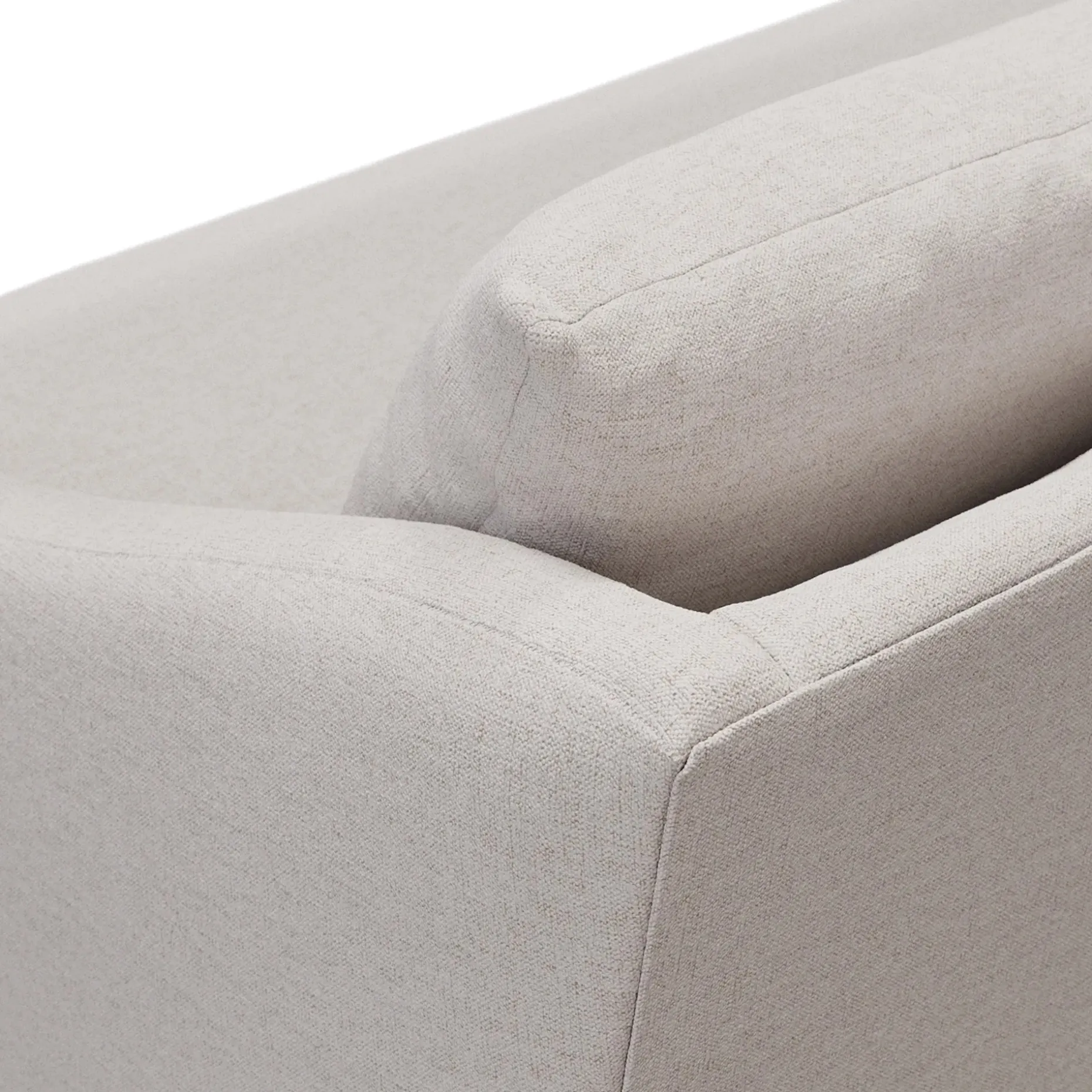 Landry 91" Corner Sectional - Napa White