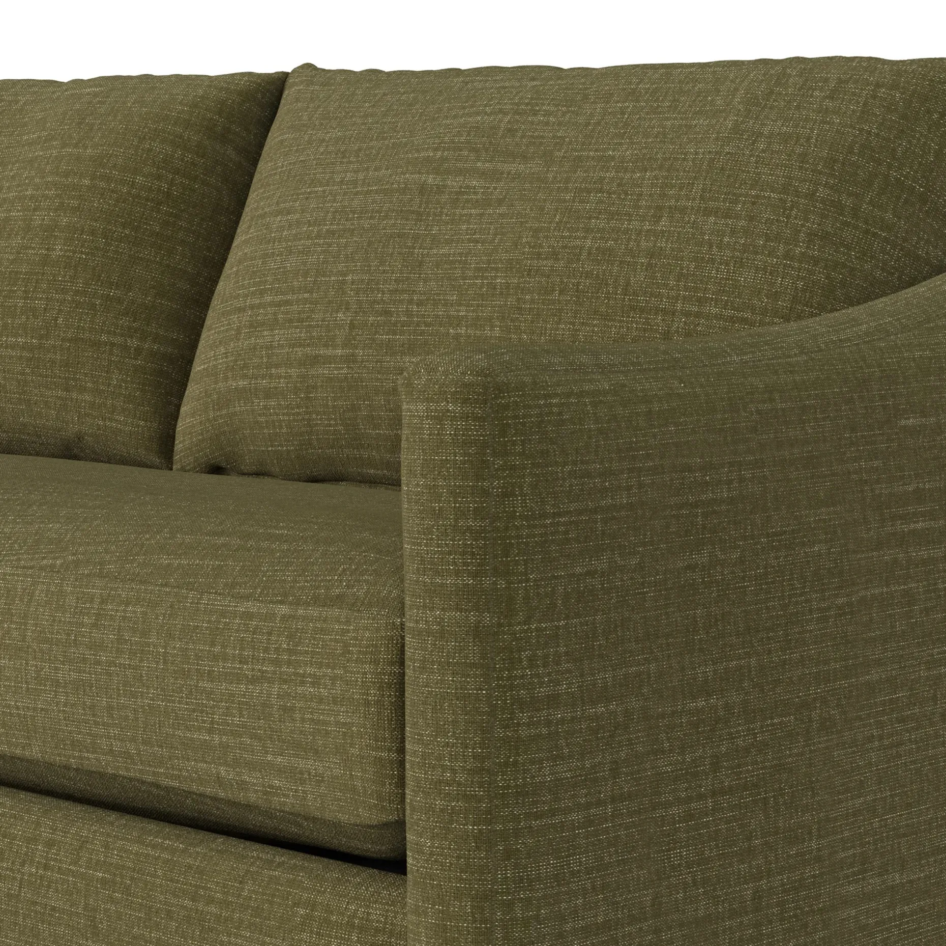 Landry 91" Corner Sectional - Napa Moss