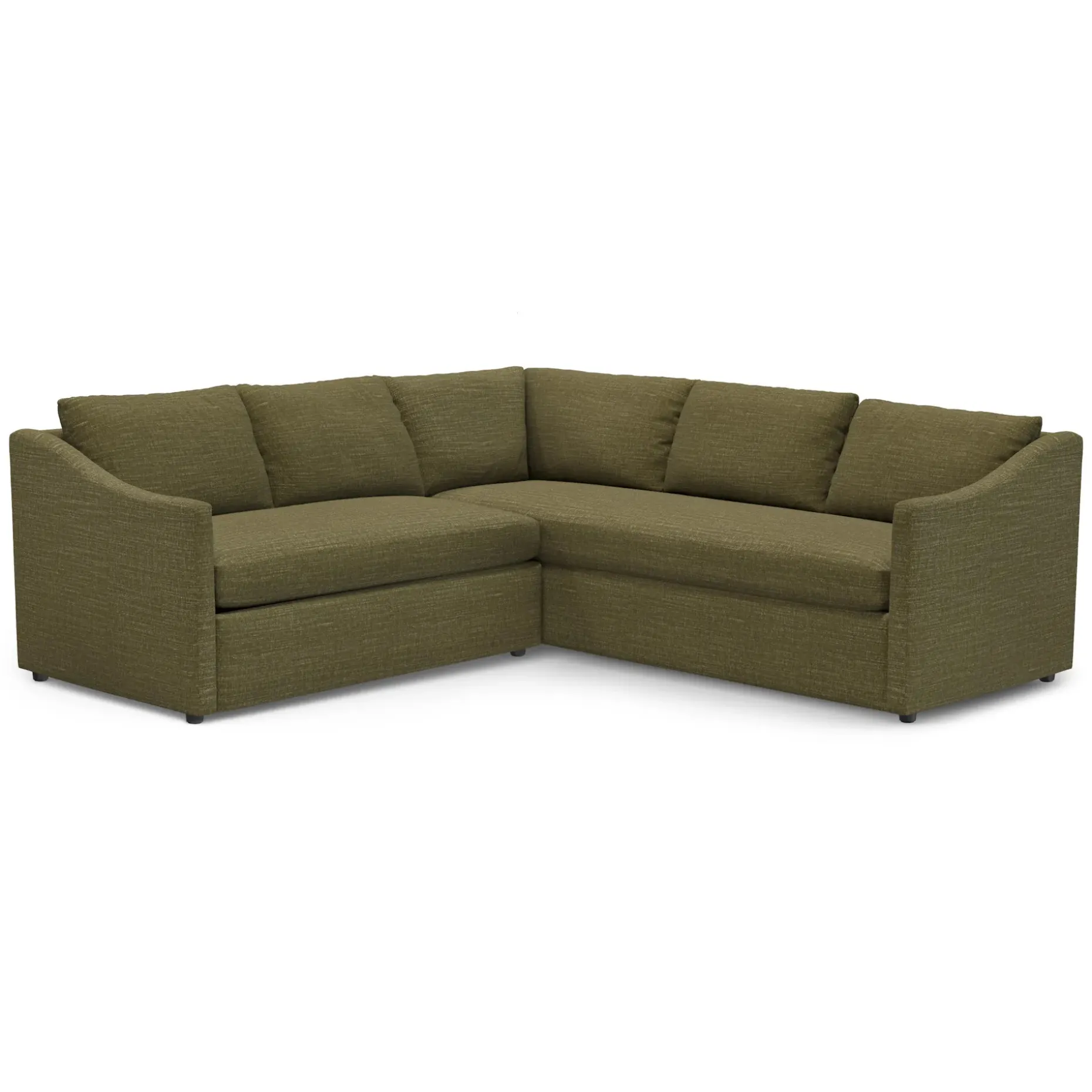 Landry 91" Corner Sectional - Napa Moss