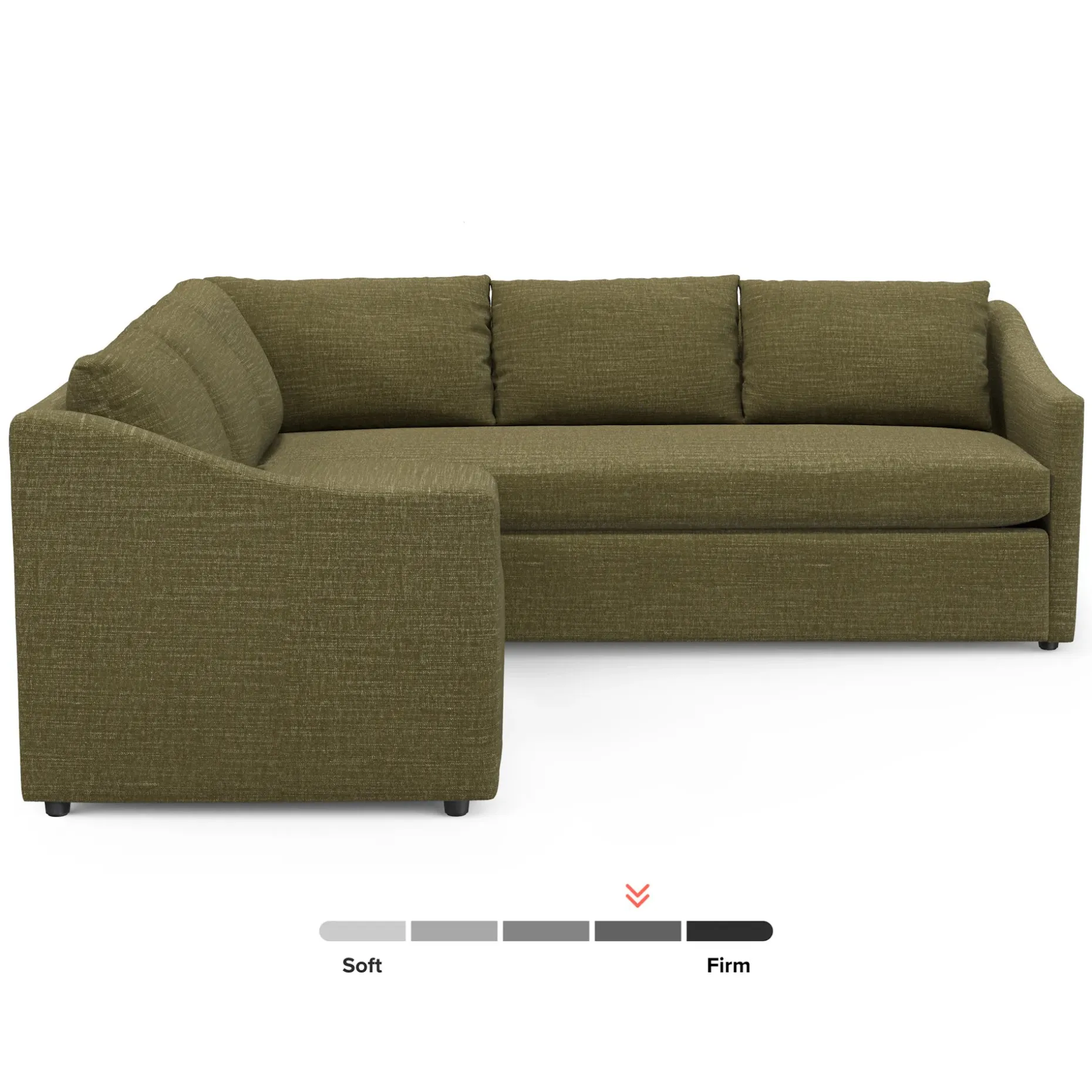 Landry 91" Corner Sectional - Napa Moss