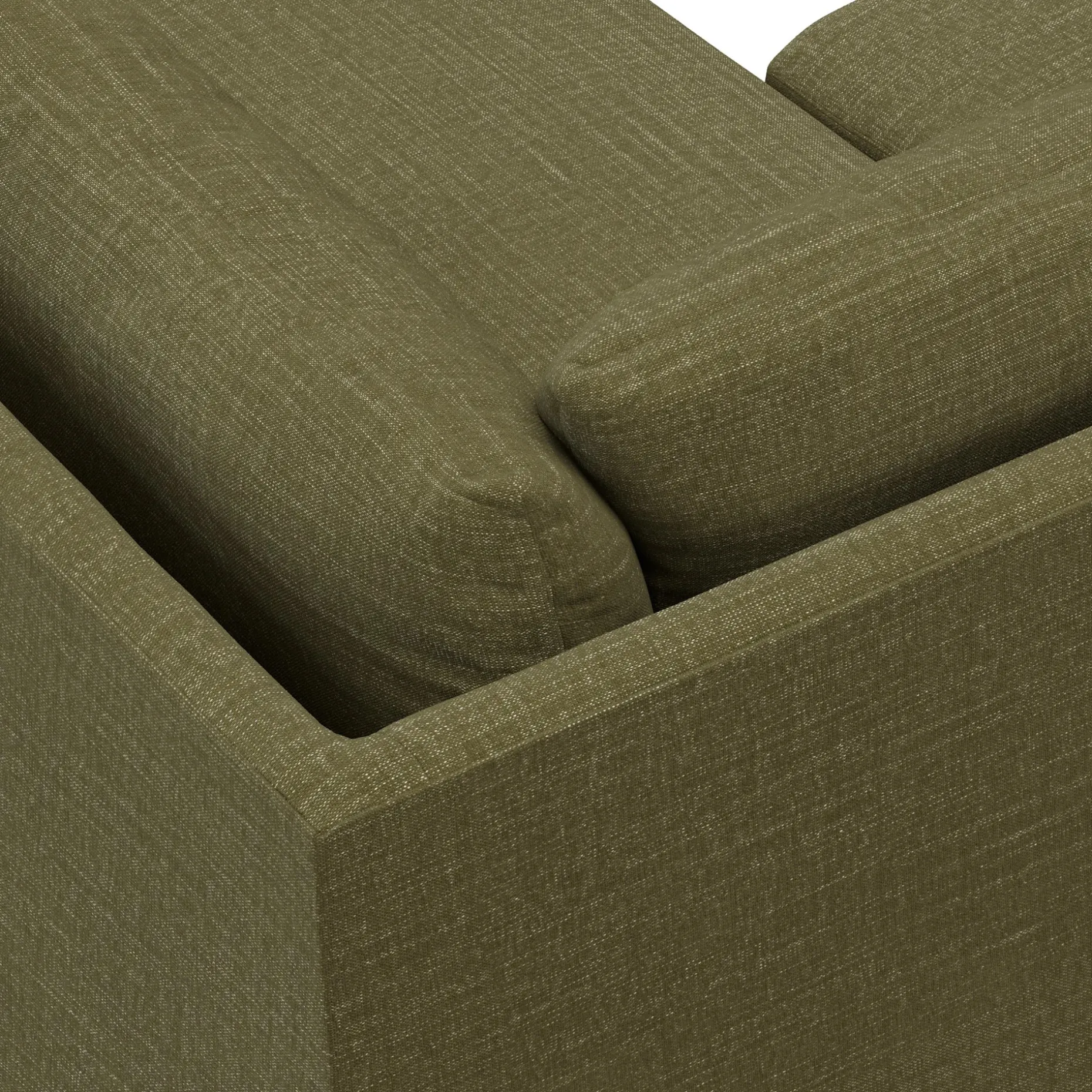 Landry 91" Corner Sectional - Napa Moss