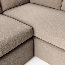 Landry 91" Corner Sectional - Sandstone Wool Bouclé