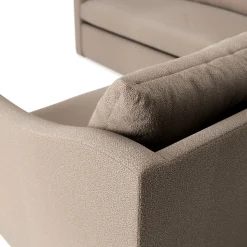 Landry 91" Corner Sectional - Sandstone Wool Bouclé