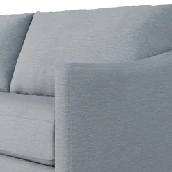 Landry 91" Corner Sectional - Silver Light Blue