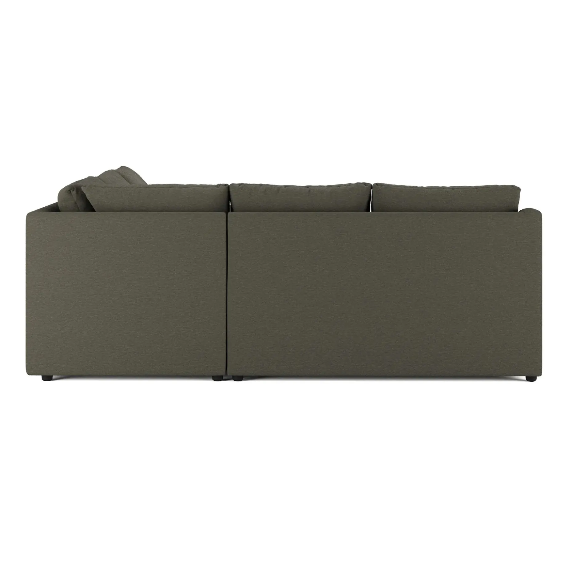 Landry 91" Corner Sectional - Silver Moss