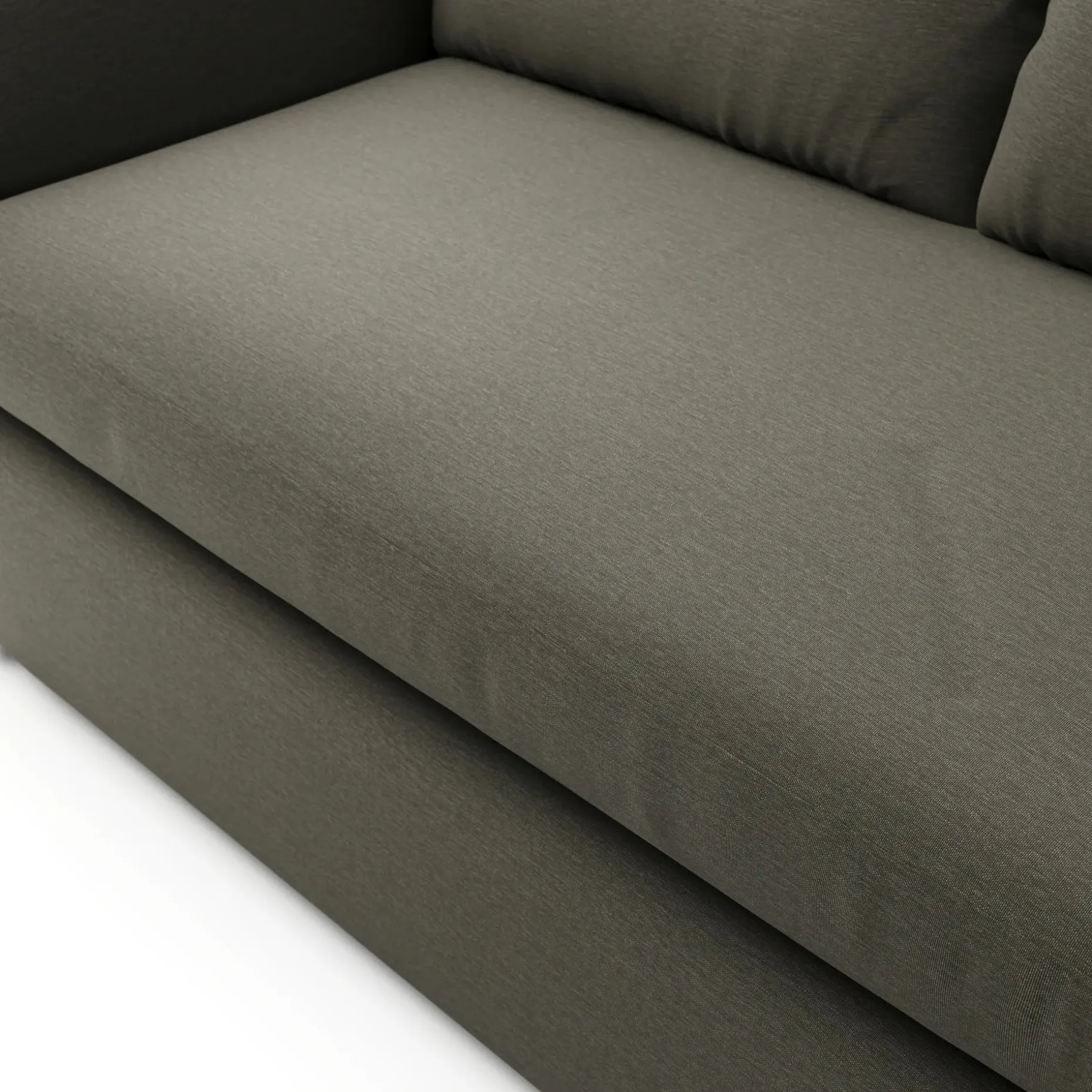 Landry 91" Corner Sectional - Silver Moss
