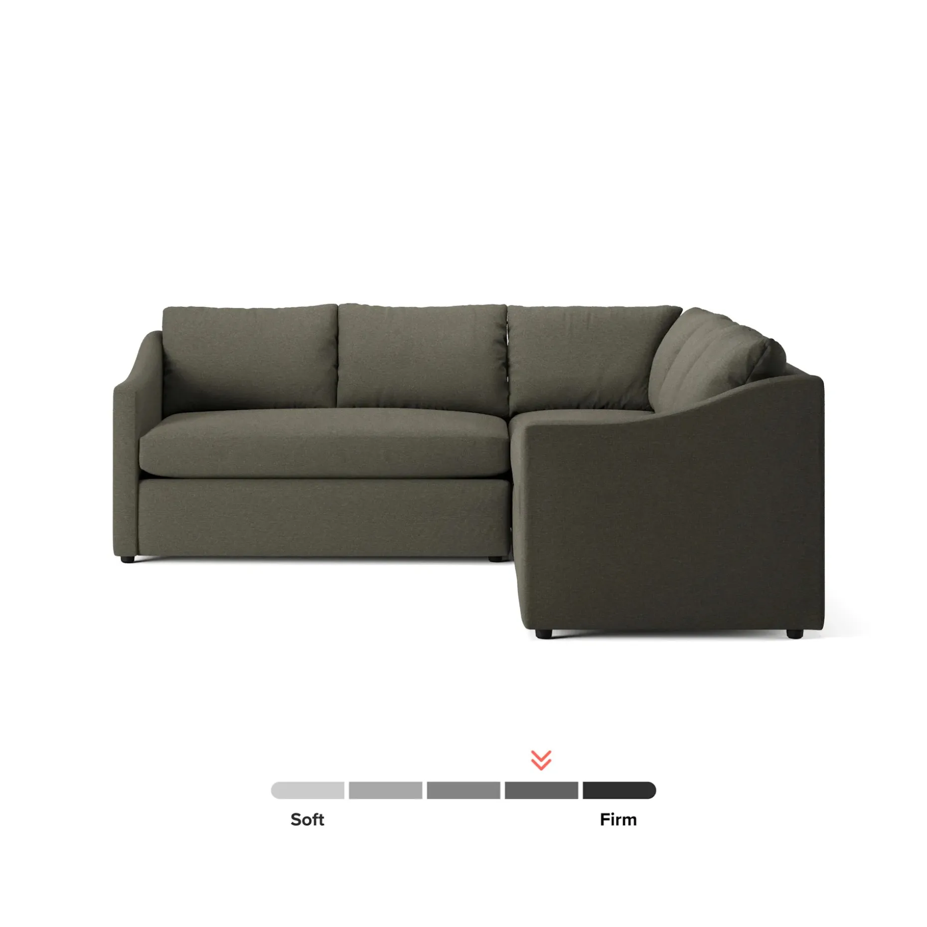 Landry 91" Corner Sectional - Silver Moss