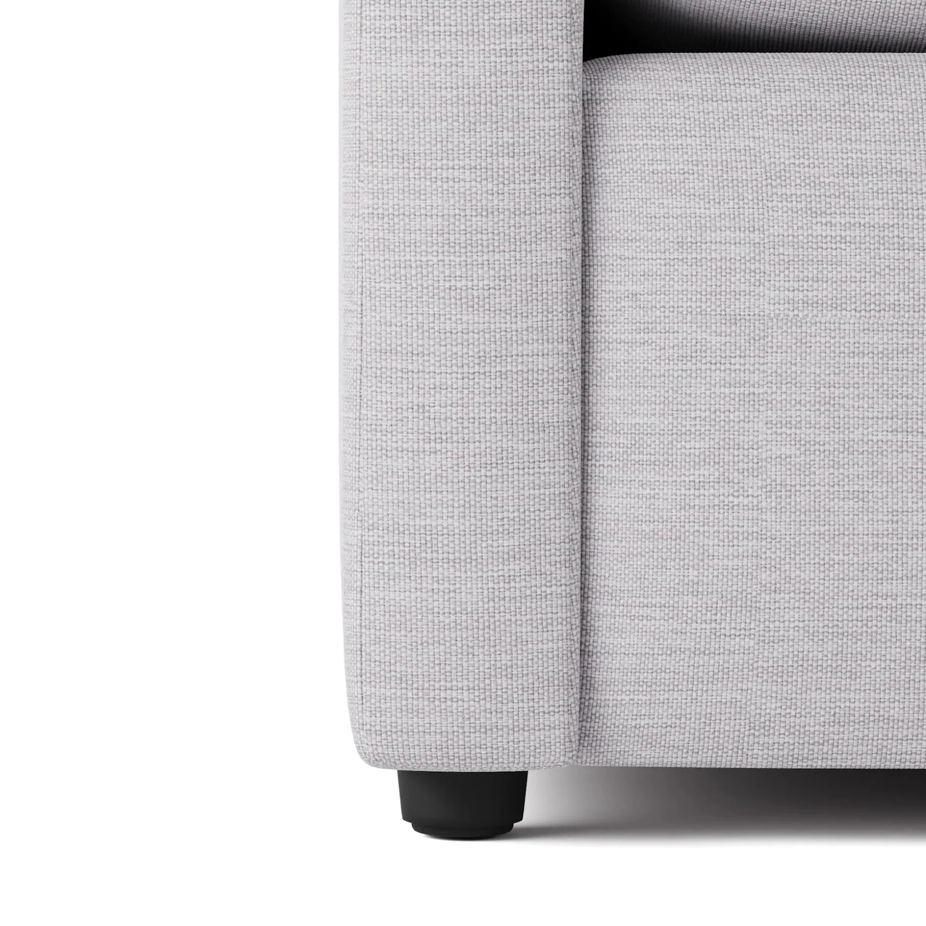 Landry 91" Corner Sectional - Silver Ivory