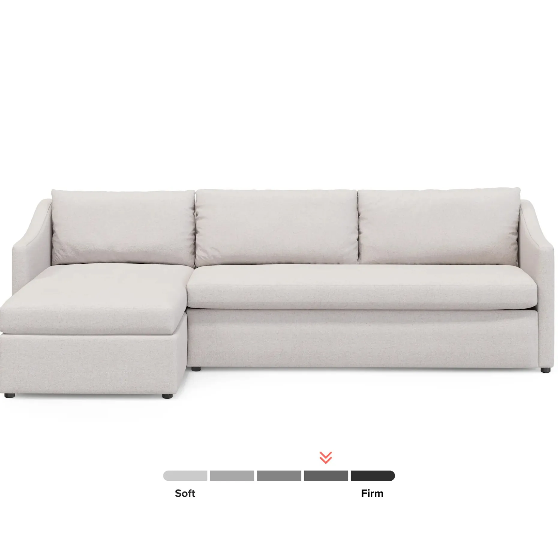 Landry 109" Left Storage Sleeper Sectional - Napa White