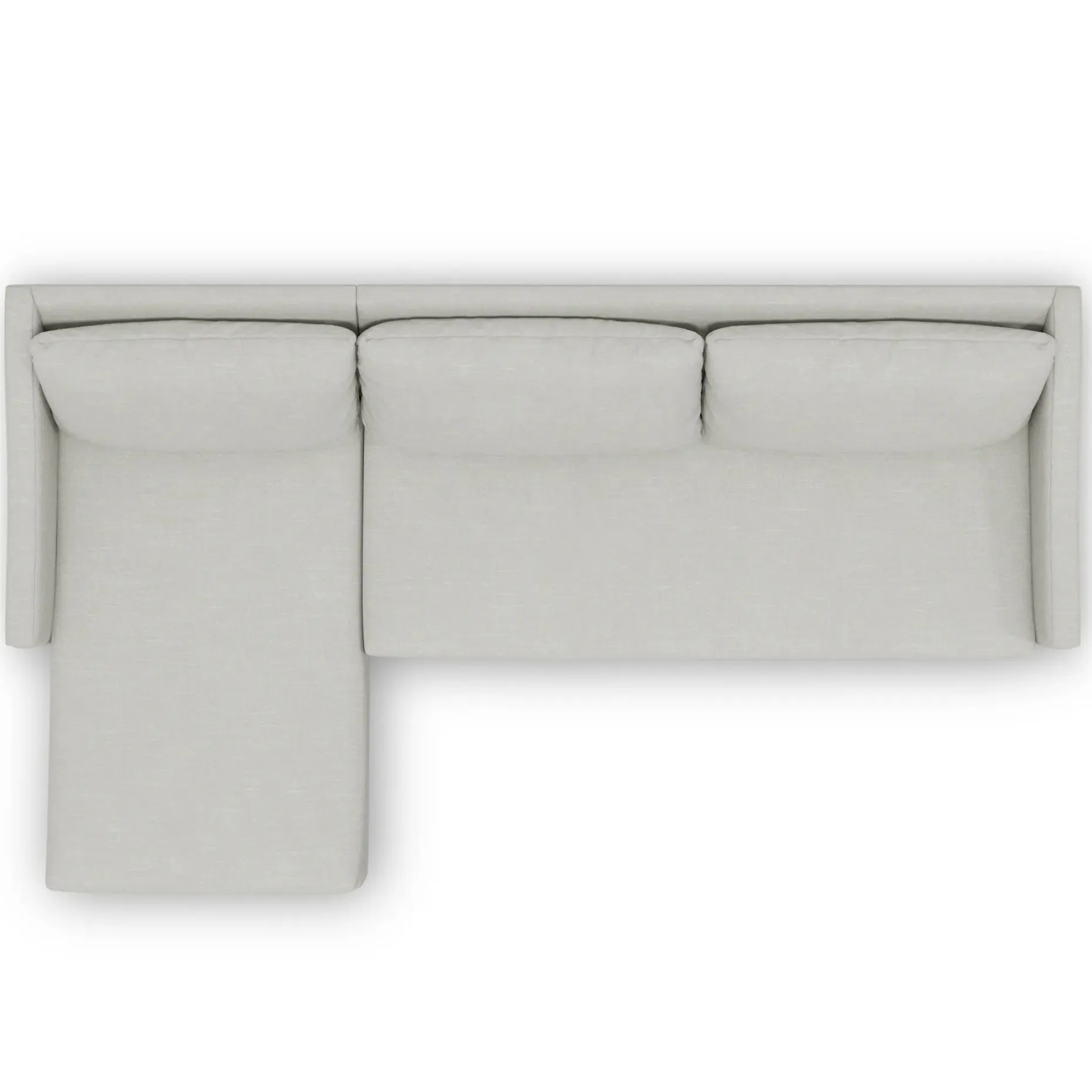 Landry 109" Left Storage Sleeper Sectional - Napa Dove