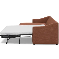 Landry 109" Left Storage Sleeper Sectional - Napa Rust