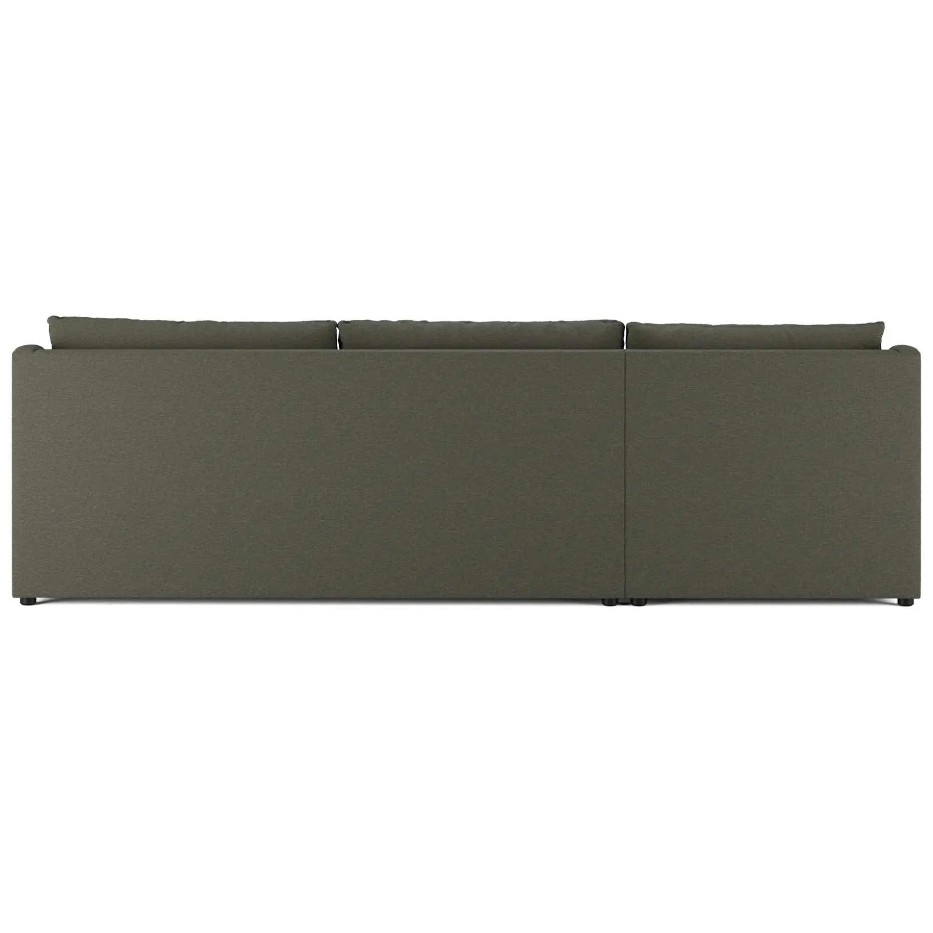 Landry 109" Left Storage Sleeper Sectional - Silver Moss