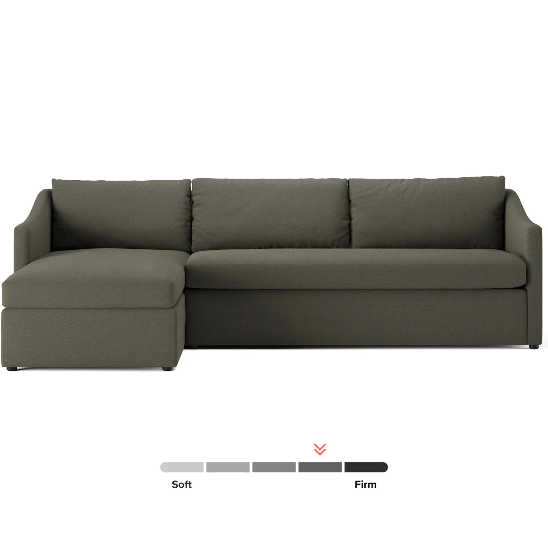 Landry 109" Left Storage Sleeper Sectional - Silver Moss