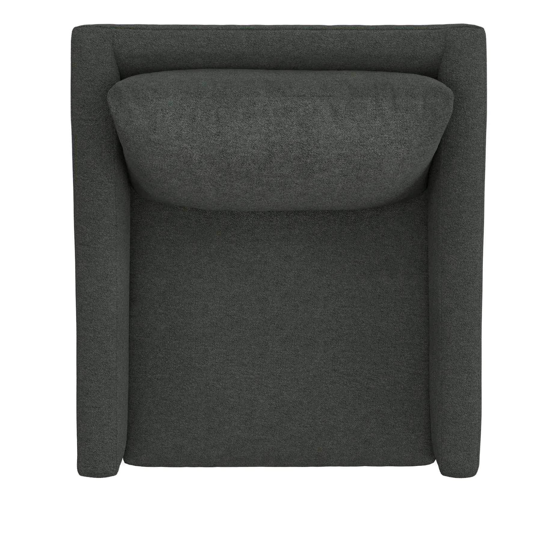Landry 32.25" Lounge Chair - Green Wool Bouclé
