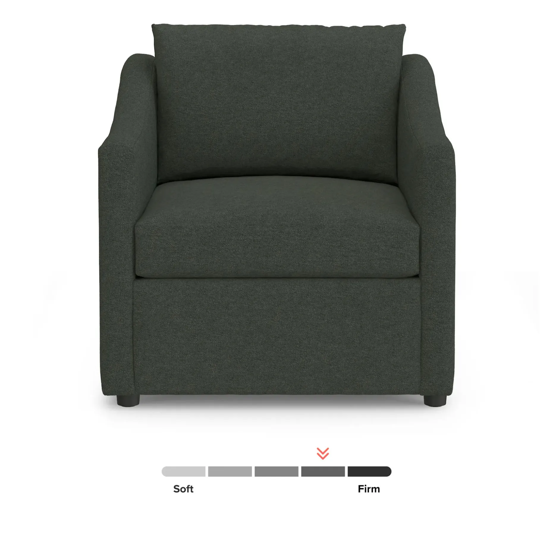 Landry 32.25" Lounge Chair - Green Wool Bouclé
