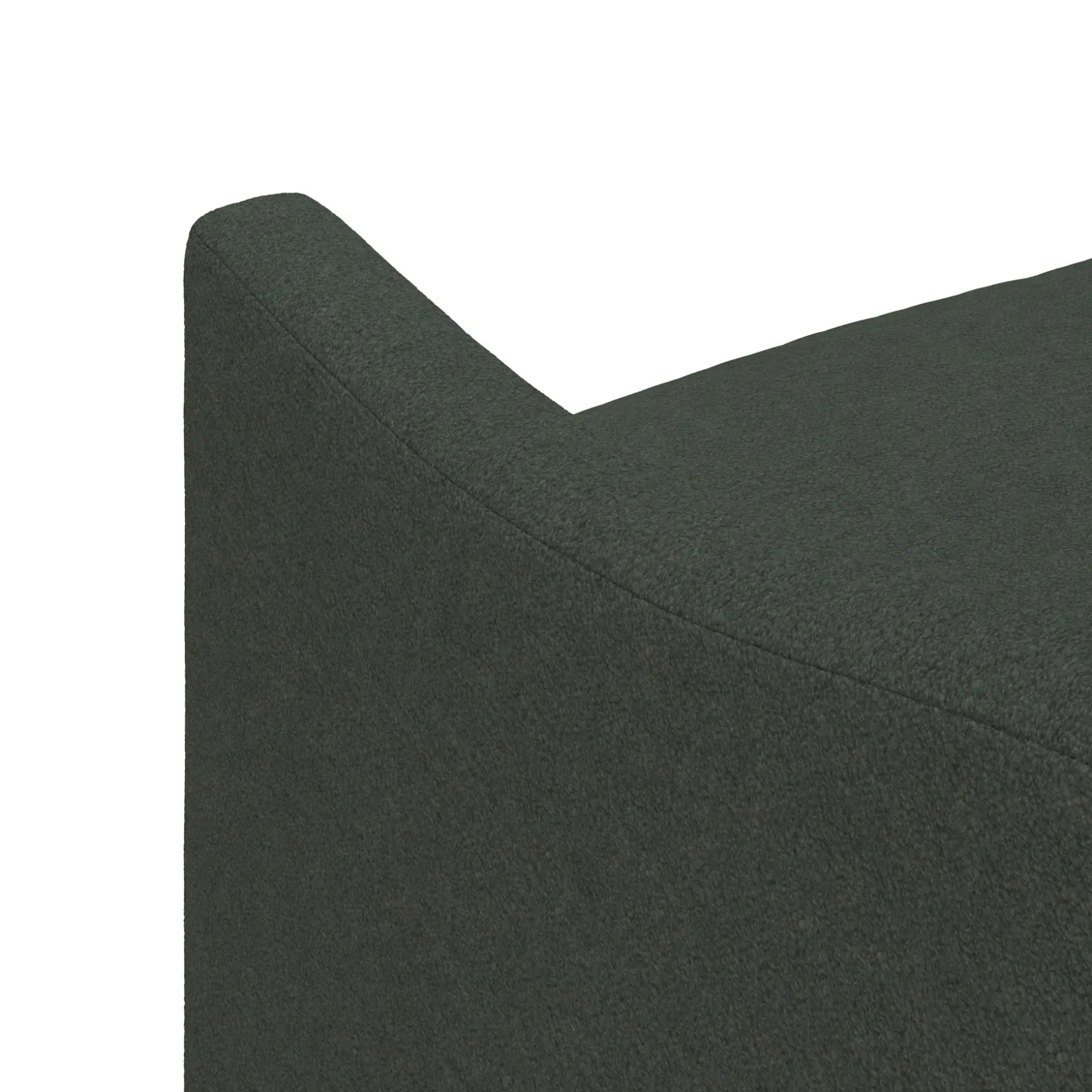 Landry 32.25" Lounge Chair - Green Wool Bouclé