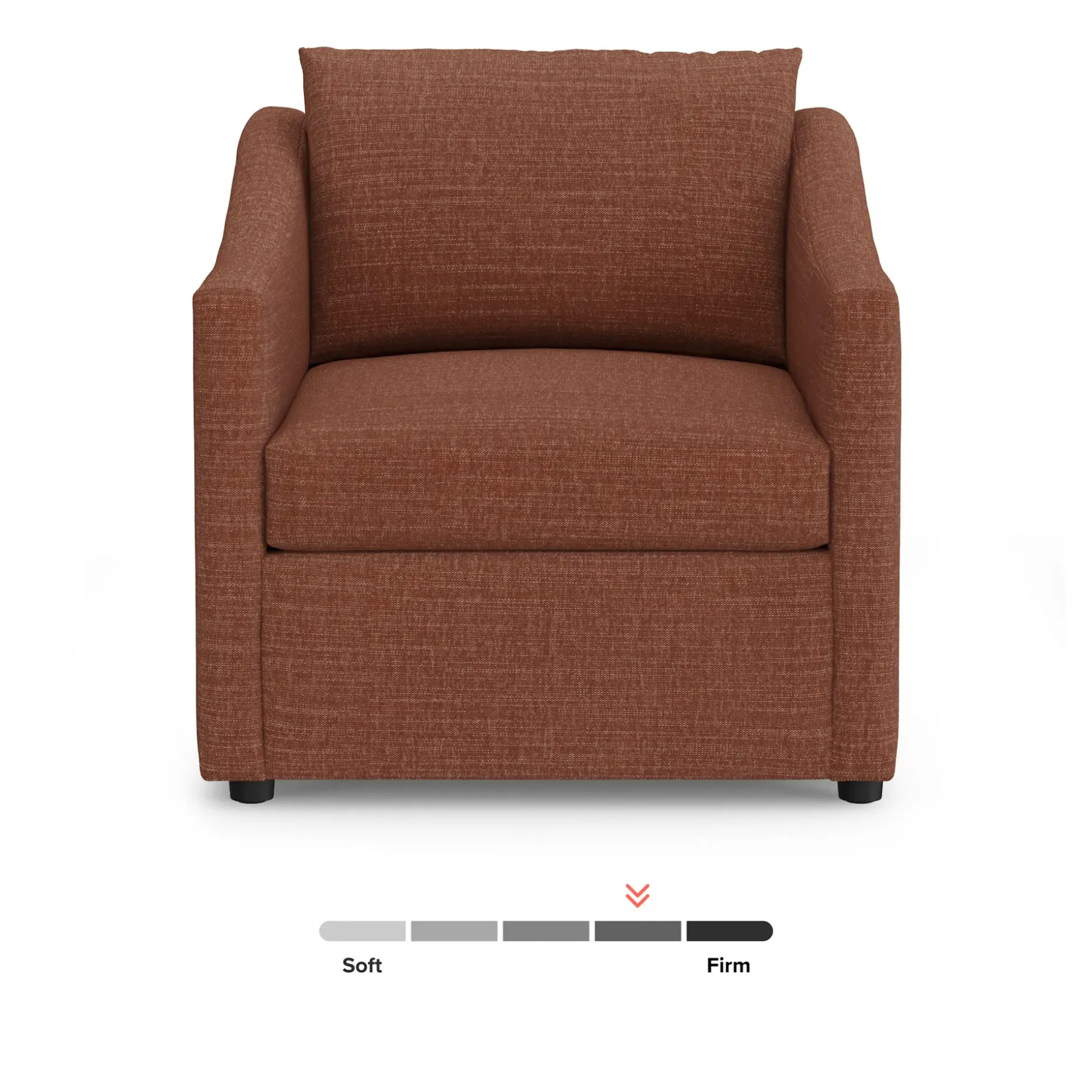 Landry 32.25" Lounge Chair - Napa Rust
