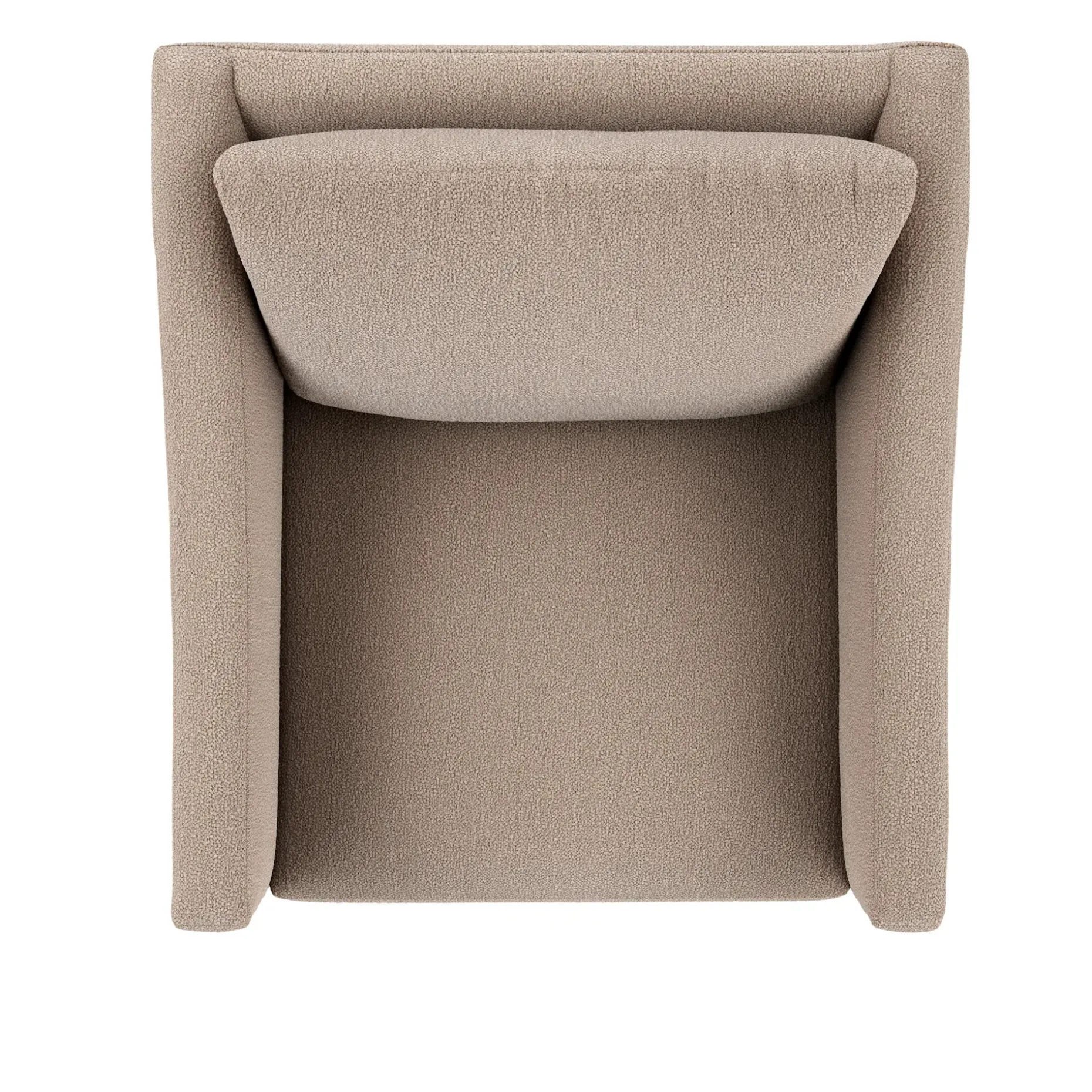 Landry 32.25" Lounge Chair - Sandstone Wool Bouclé