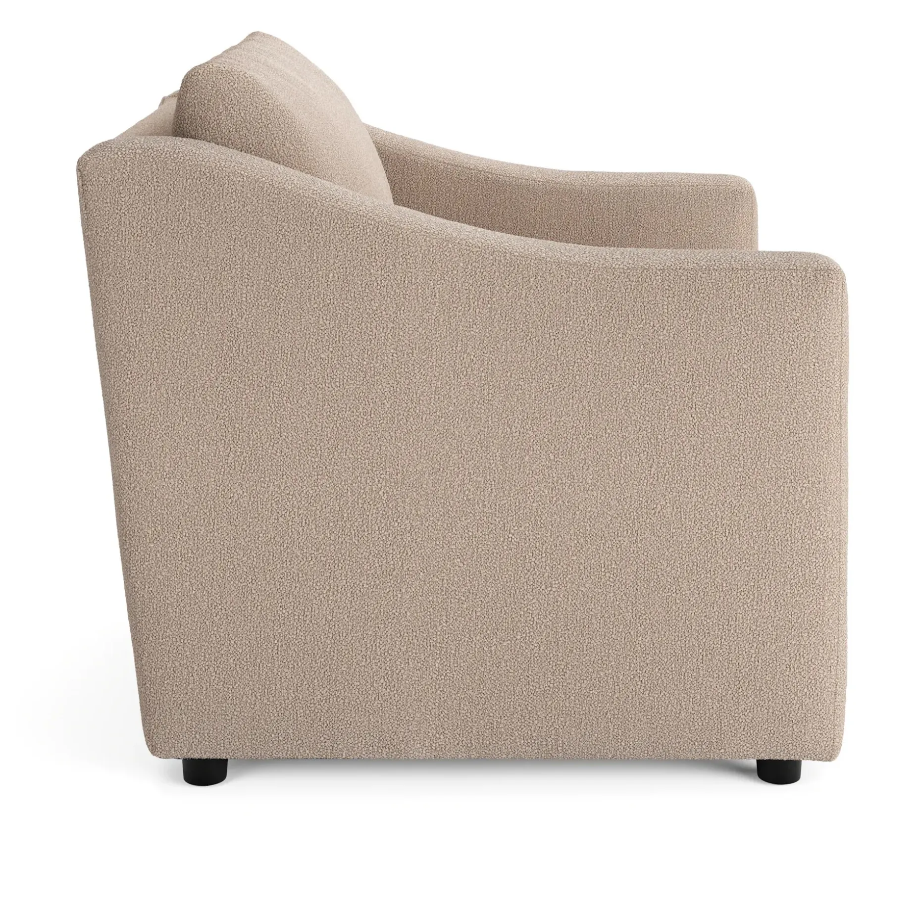 Landry 32.25" Lounge Chair - Sandstone Wool Bouclé