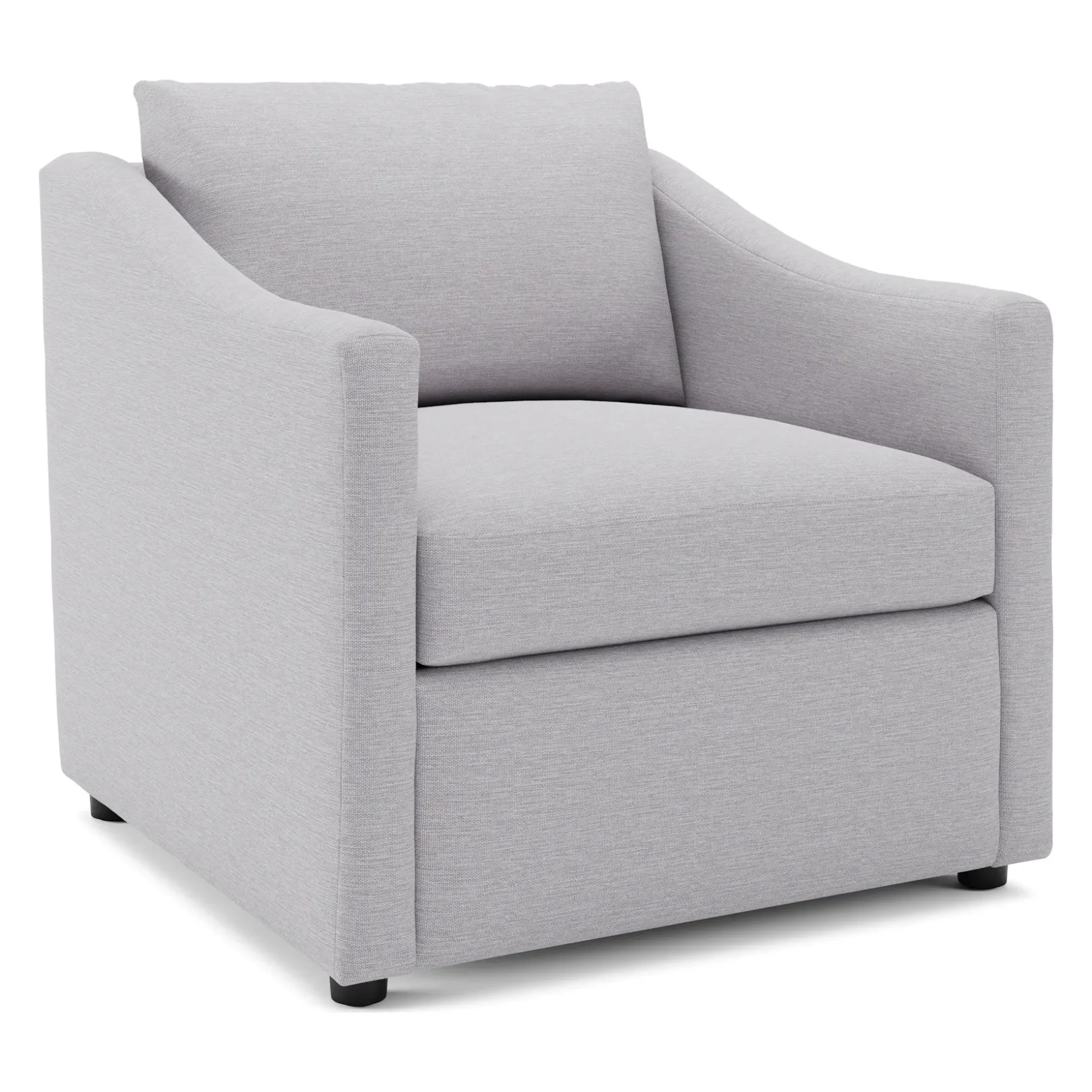 Landry 32.25" Lounge Chair - Silver Ivory