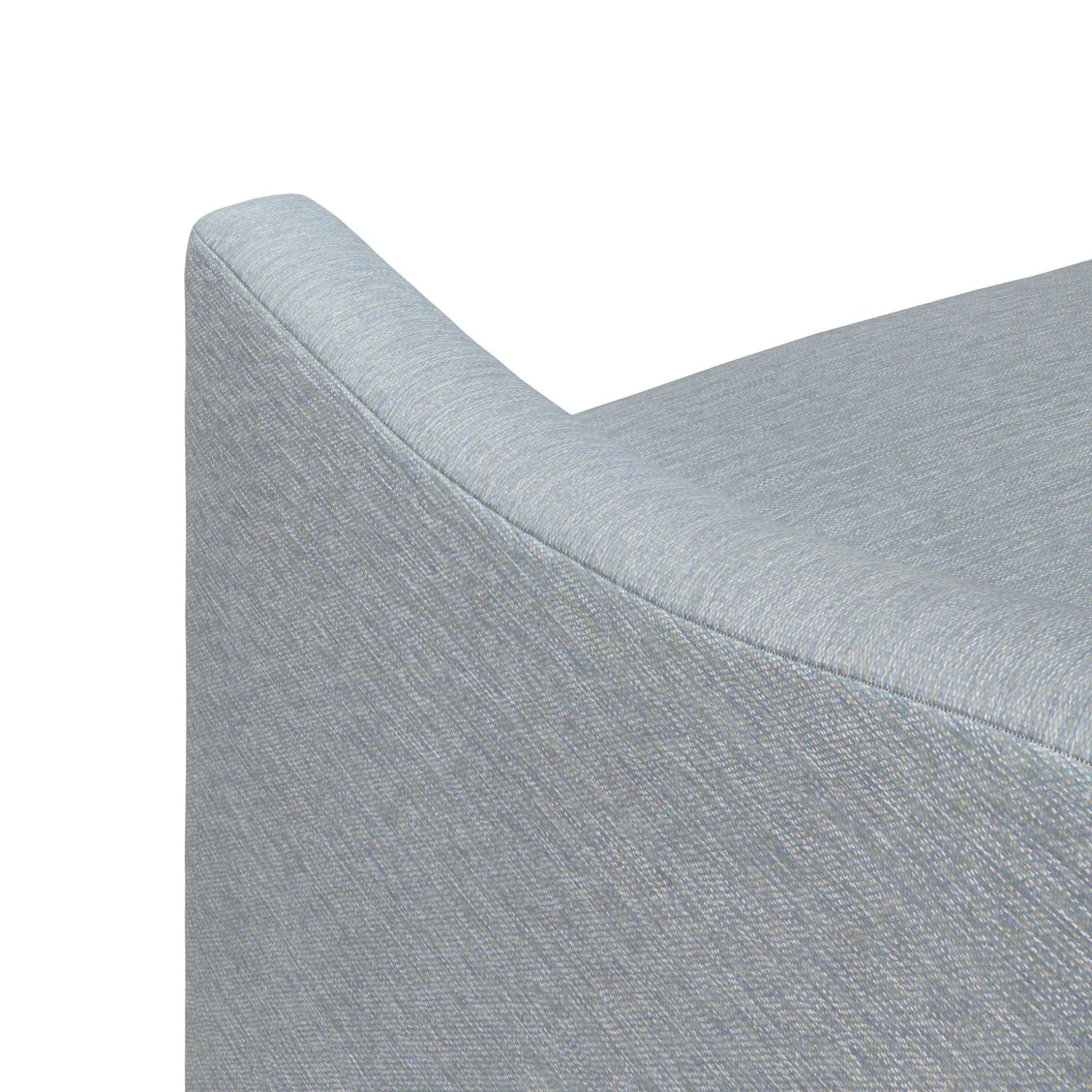 Landry 32.25" Lounge Chair - Silver Light Blue
