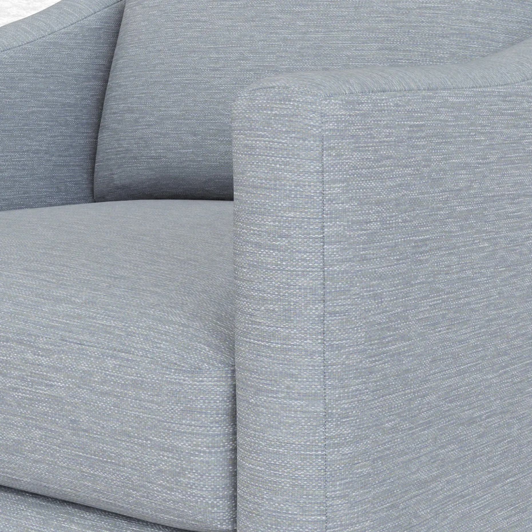 Landry 32.25" Lounge Chair - Silver Light Blue