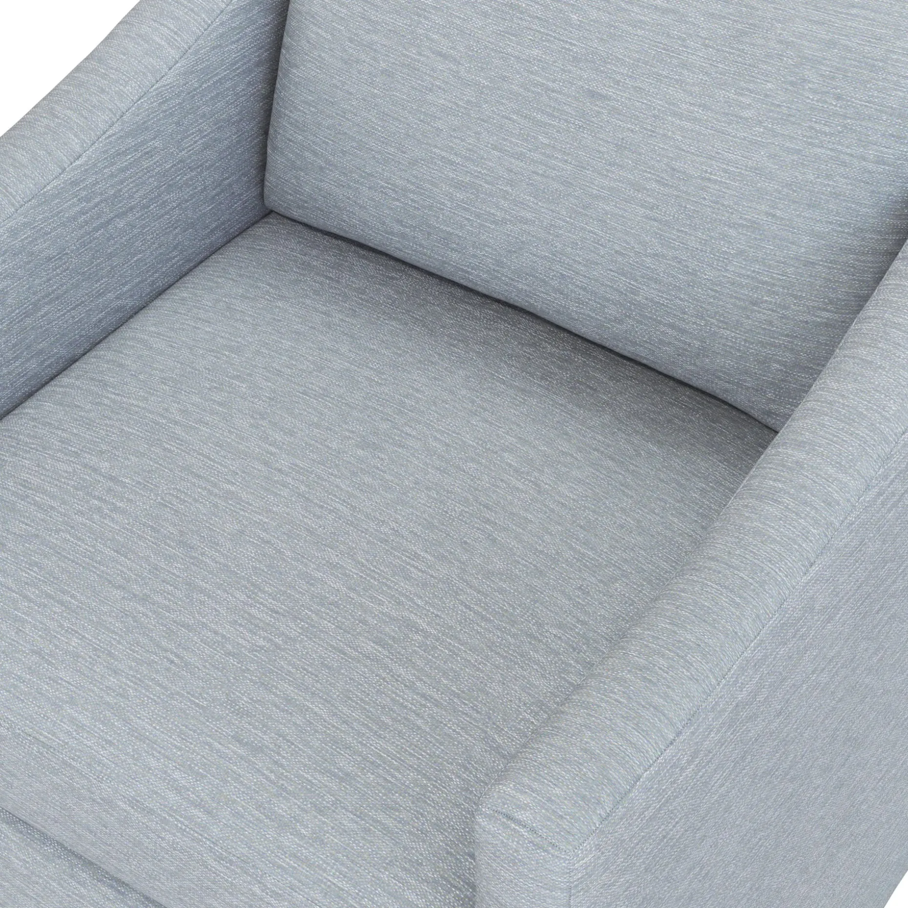 Landry 32.25" Lounge Chair - Silver Light Blue