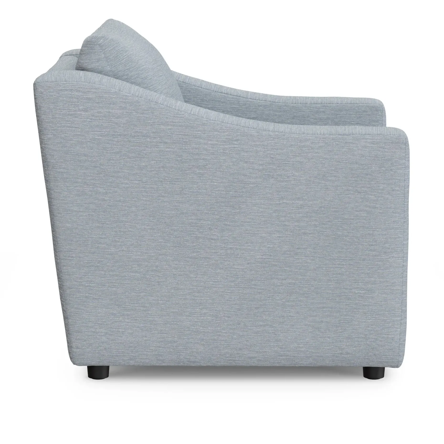Landry 32.25" Lounge Chair - Silver Light Blue