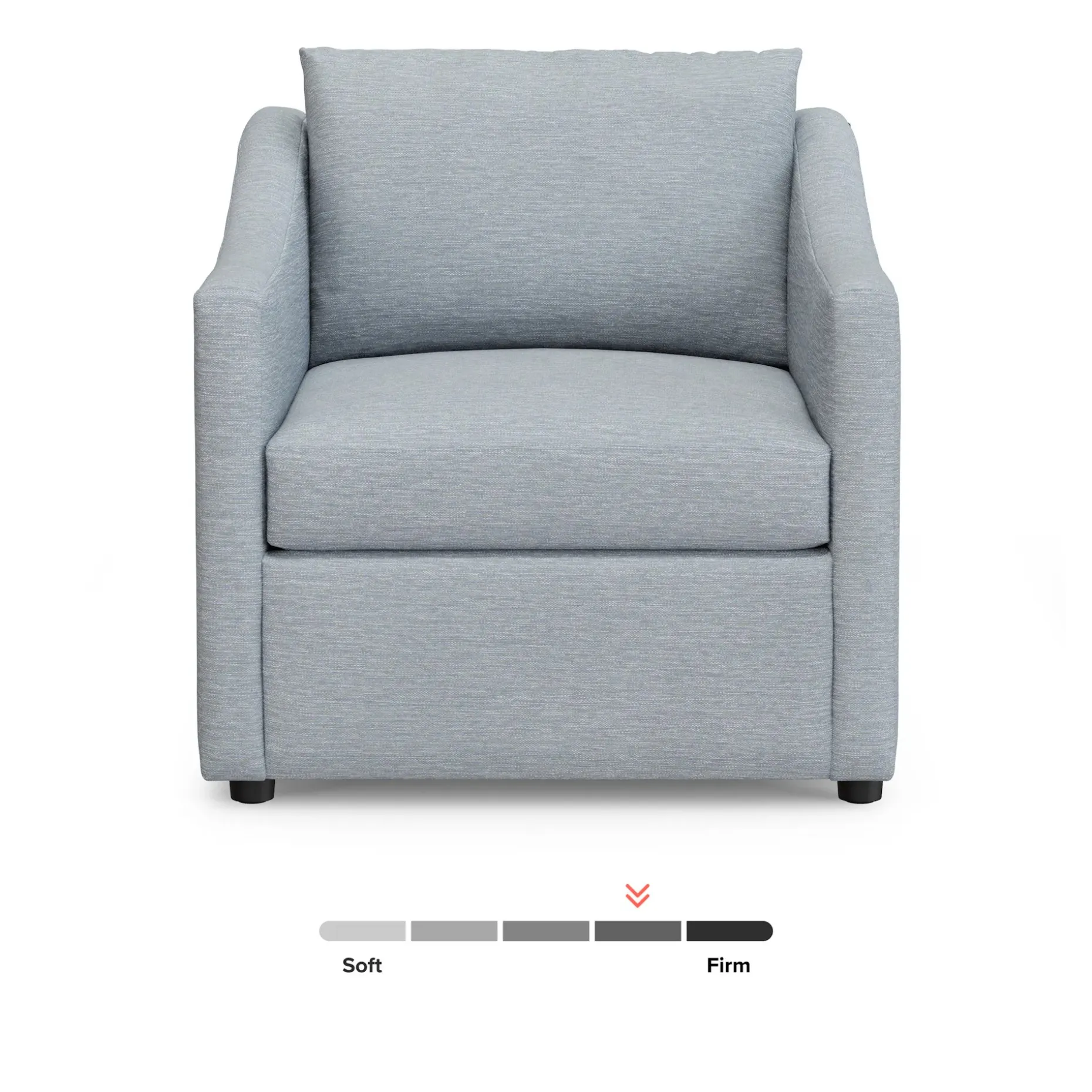 Landry 32.25" Lounge Chair - Silver Light Blue